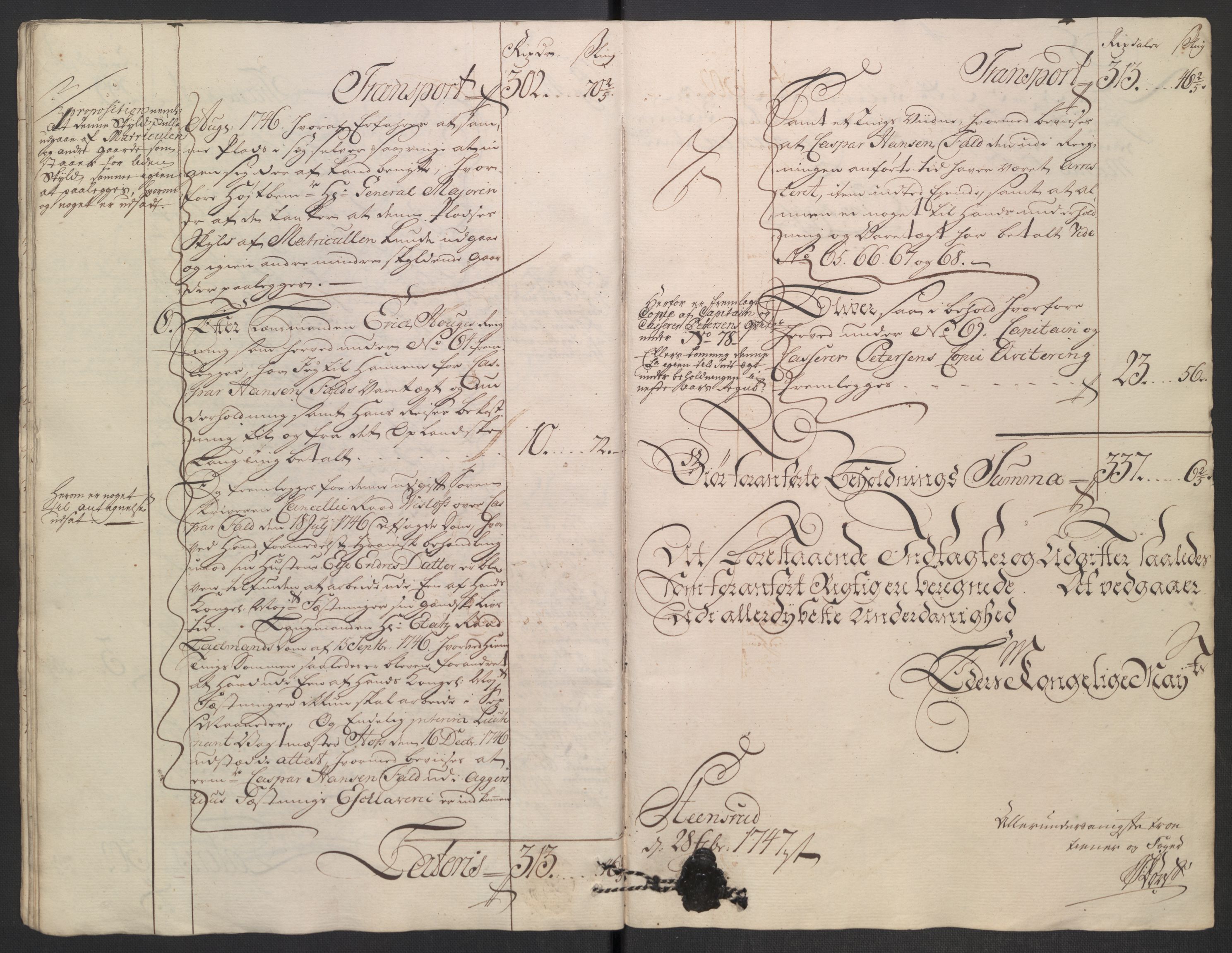 Rentekammeret inntil 1814, Reviderte regnskaper, Fogderegnskap, RA/EA-4092/R18/L1345: Fogderegnskap Hadeland, Toten og Valdres, 1745-1746, p. 362