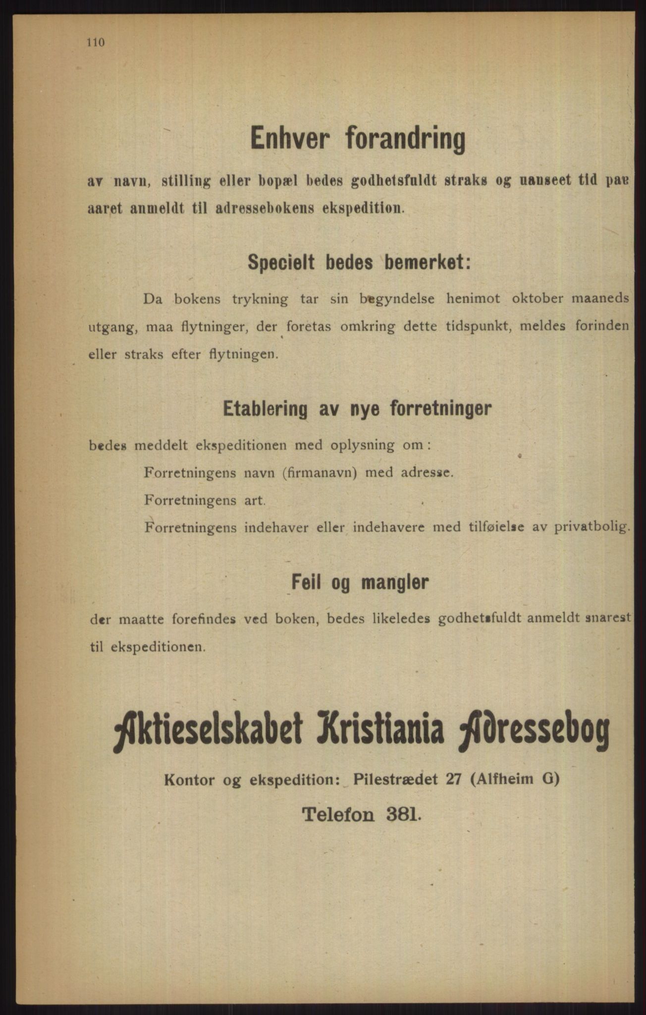 Kristiania/Oslo adressebok, PUBL/-, 1915, p. 110