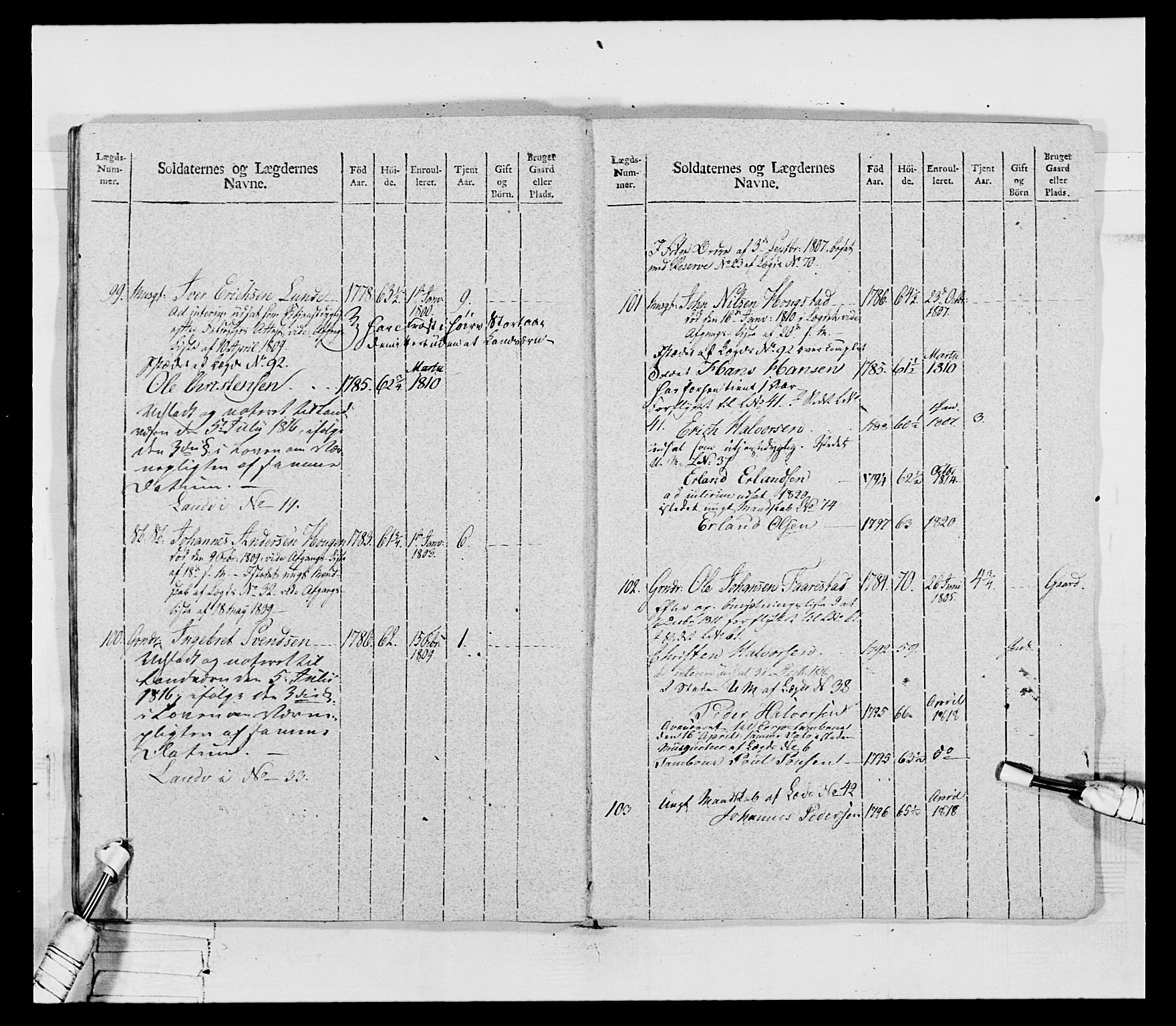 Generalitets- og kommissariatskollegiet, Det kongelige norske kommissariatskollegium, RA/EA-5420/E/Eh/L0069: Opplandske gevorbne infanteriregiment, 1810-1818, p. 135