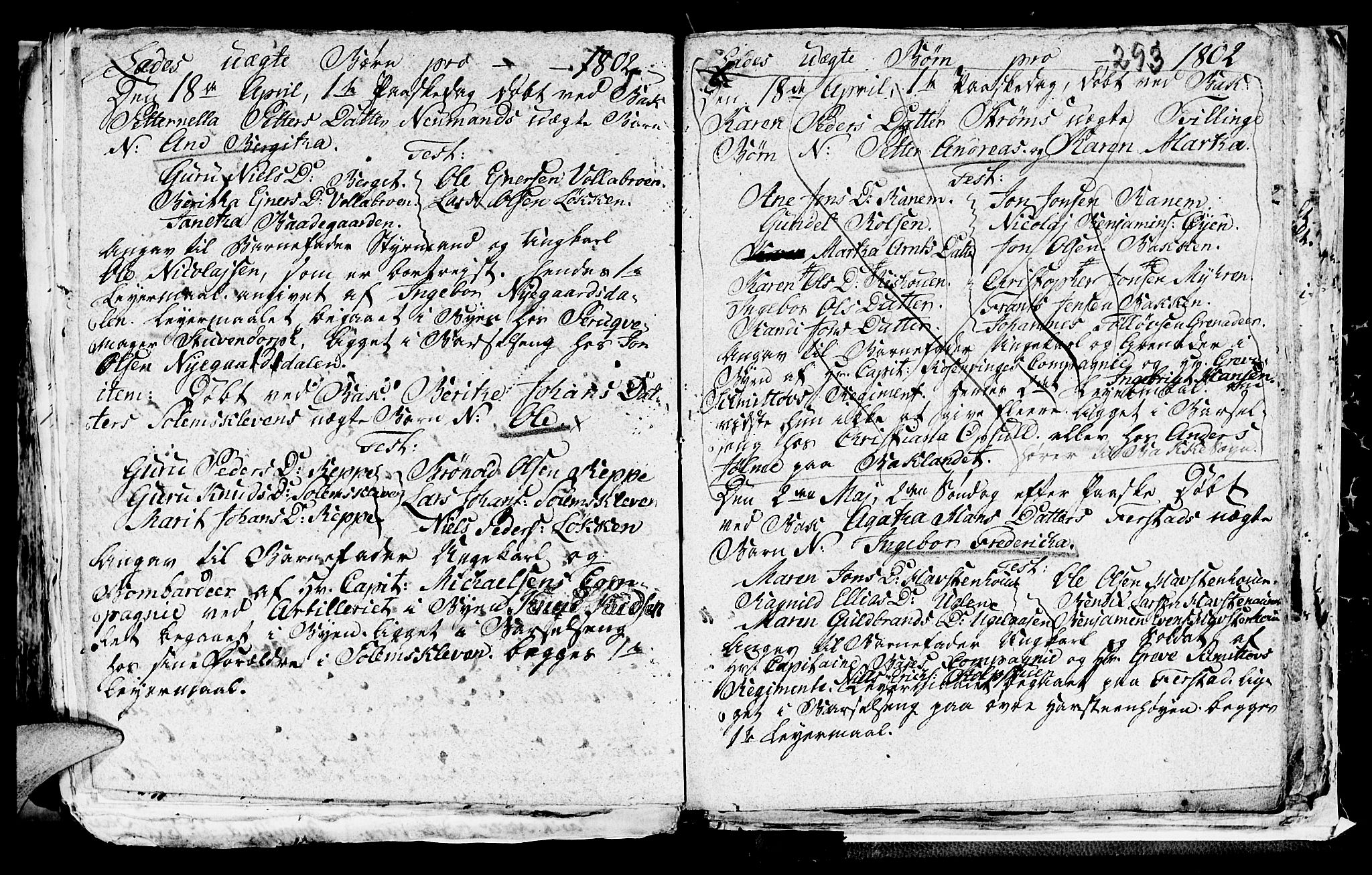 Ministerialprotokoller, klokkerbøker og fødselsregistre - Sør-Trøndelag, SAT/A-1456/606/L0305: Parish register (copy) no. 606C01, 1757-1819, p. 293