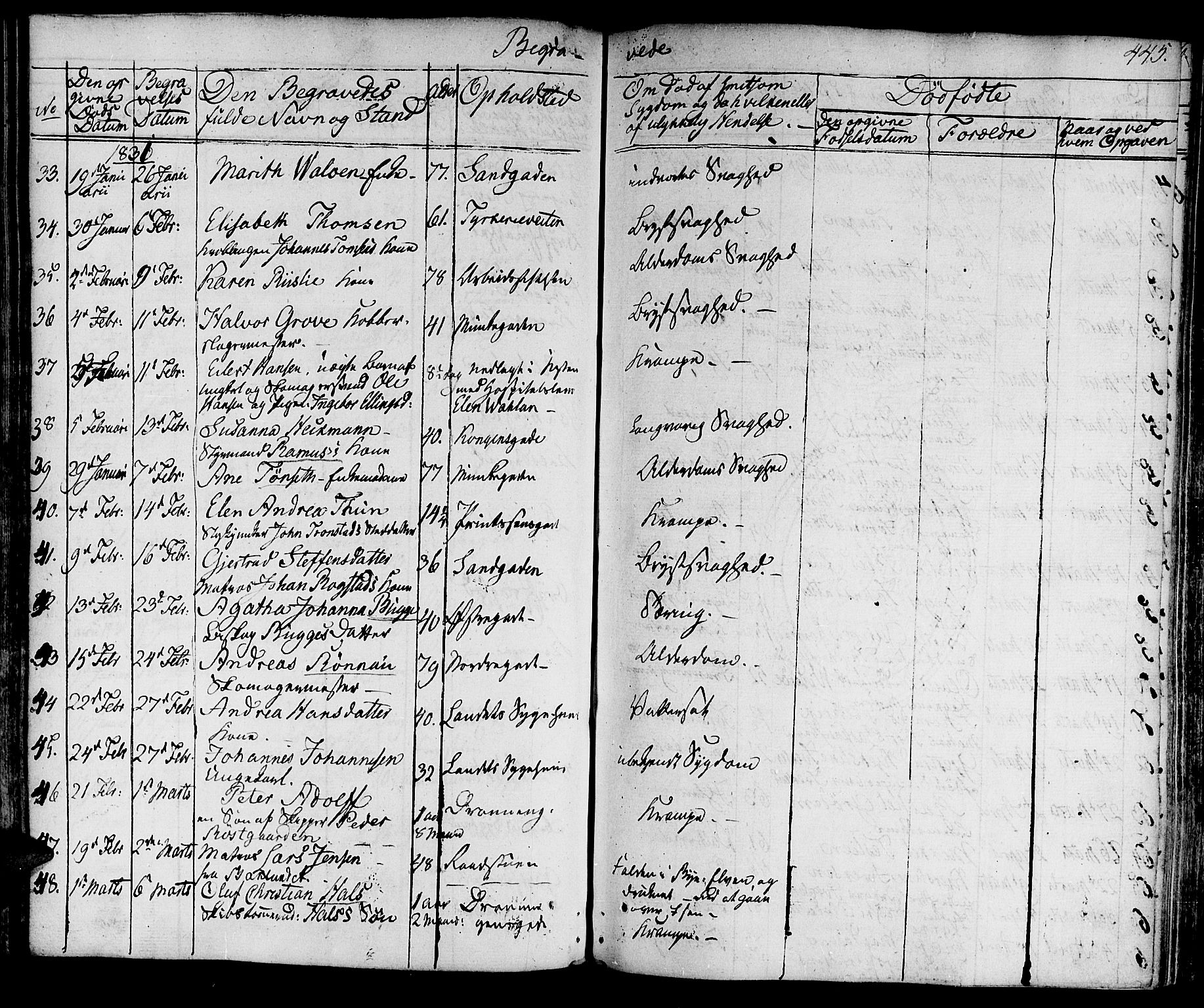 Ministerialprotokoller, klokkerbøker og fødselsregistre - Sør-Trøndelag, AV/SAT-A-1456/601/L0045: Parish register (official) no. 601A13, 1821-1831, p. 445