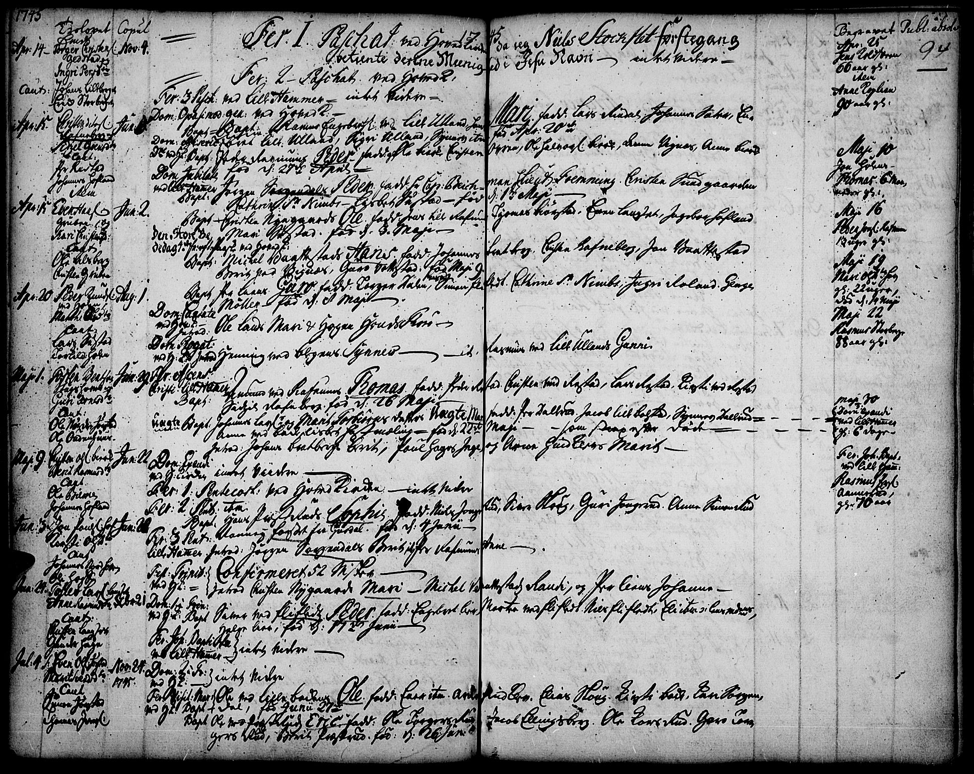 Fåberg prestekontor, SAH/PREST-086/H/Ha/Haa/L0001: Parish register (official) no. 1, 1727-1775, p. 94