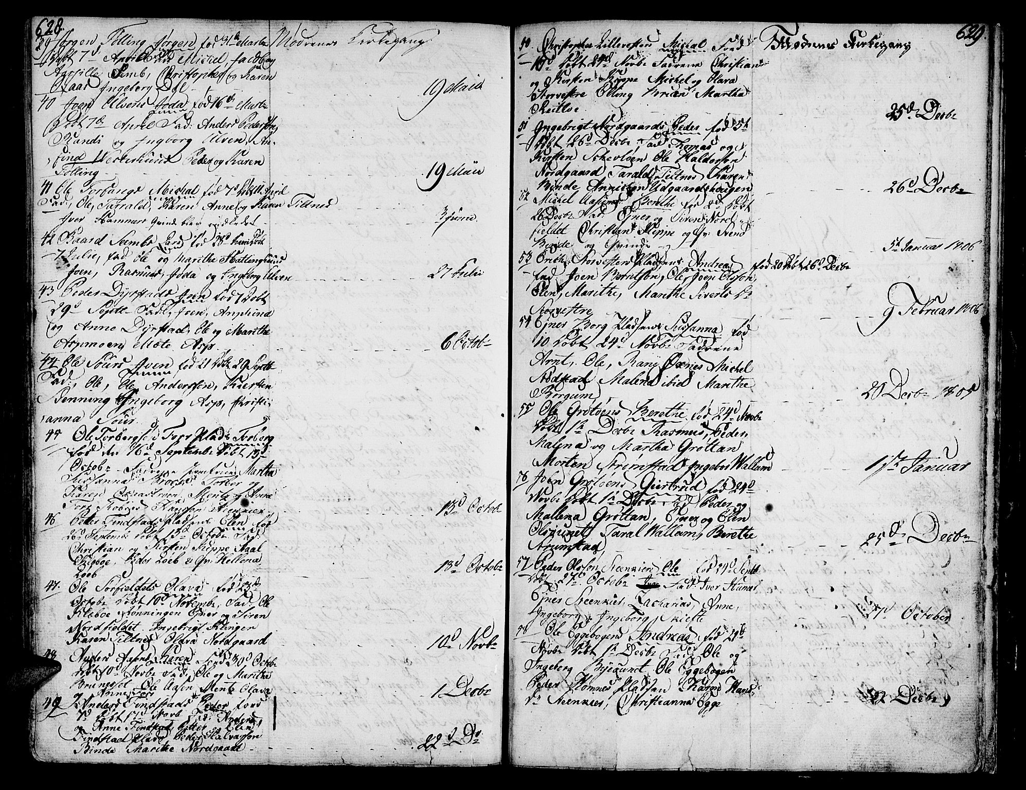 Ministerialprotokoller, klokkerbøker og fødselsregistre - Nord-Trøndelag, SAT/A-1458/746/L0440: Parish register (official) no. 746A02, 1760-1815, p. 628-629