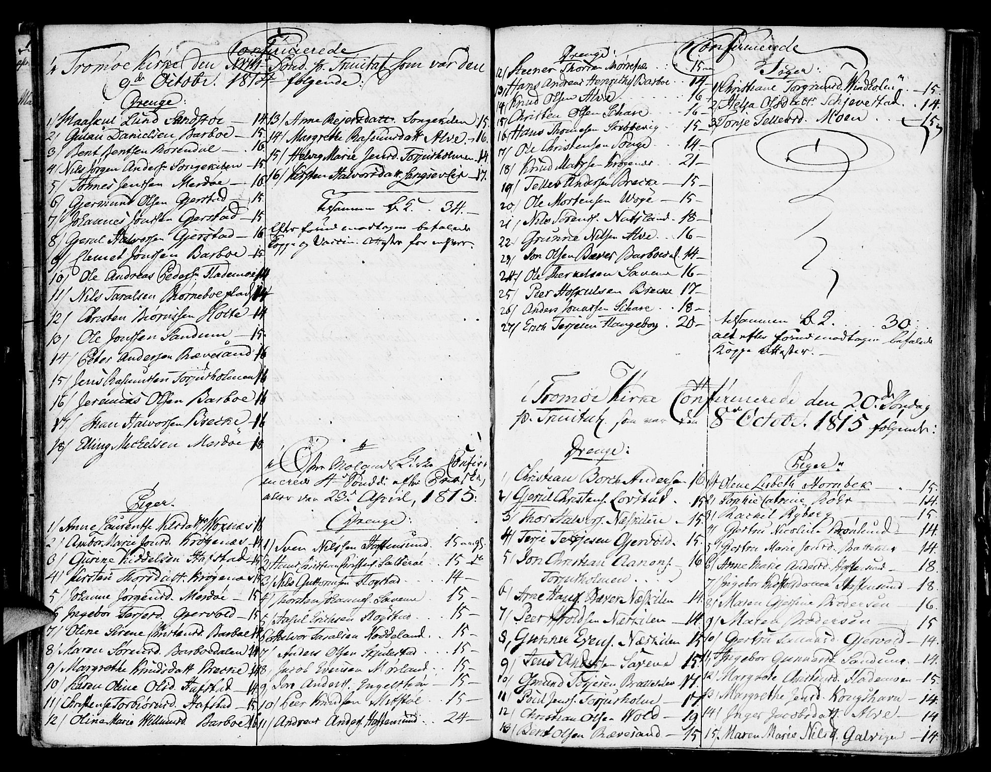 Austre Moland sokneprestkontor, SAK/1111-0001/F/Fa/Faa/L0003: Parish register (official) no. A 3, 1808-1815, p. 37