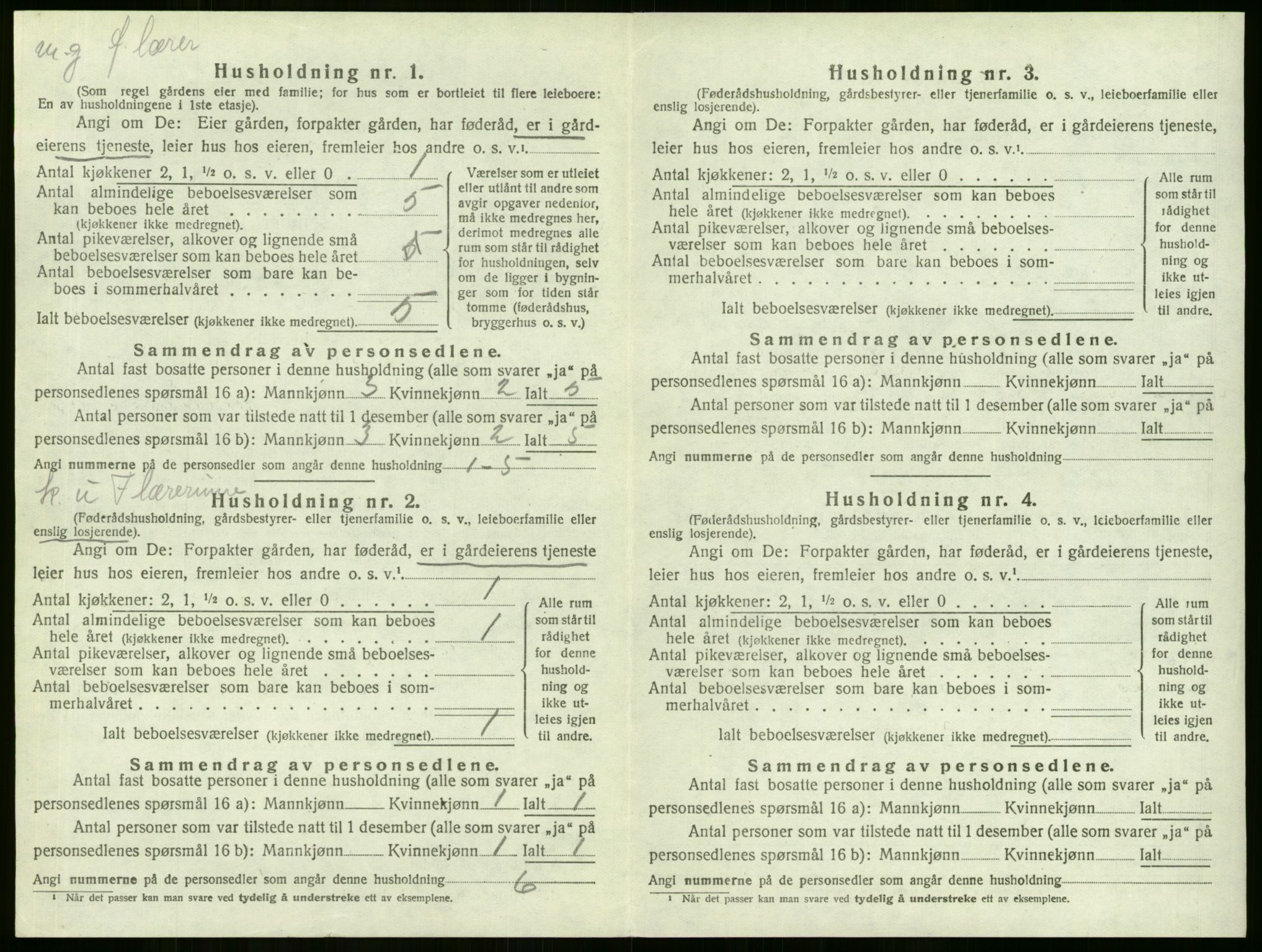 SAKO, 1920 census for Lier, 1920, p. 1078