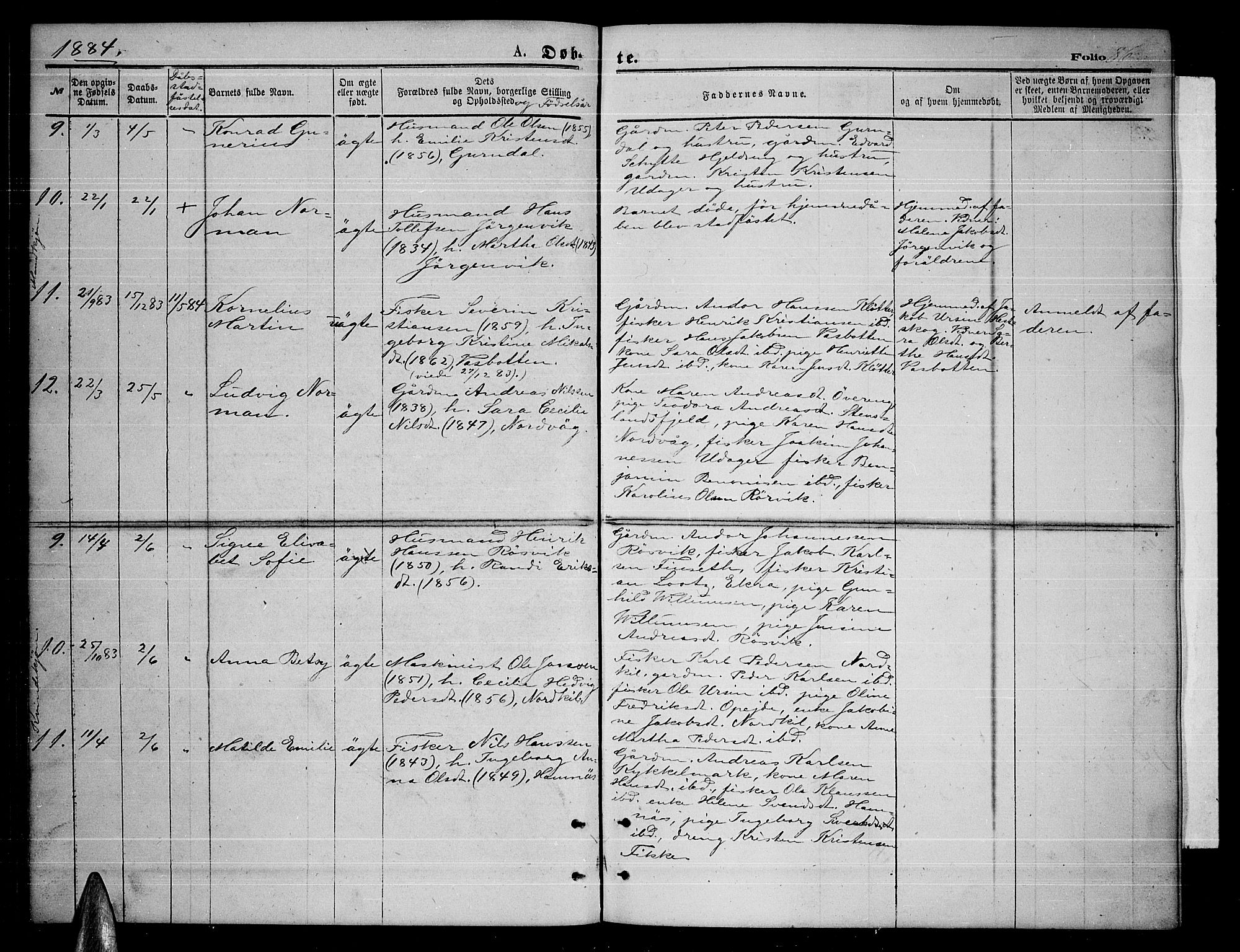 Ministerialprotokoller, klokkerbøker og fødselsregistre - Nordland, AV/SAT-A-1459/859/L0858: Parish register (copy) no. 859C04, 1873-1886, p. 86