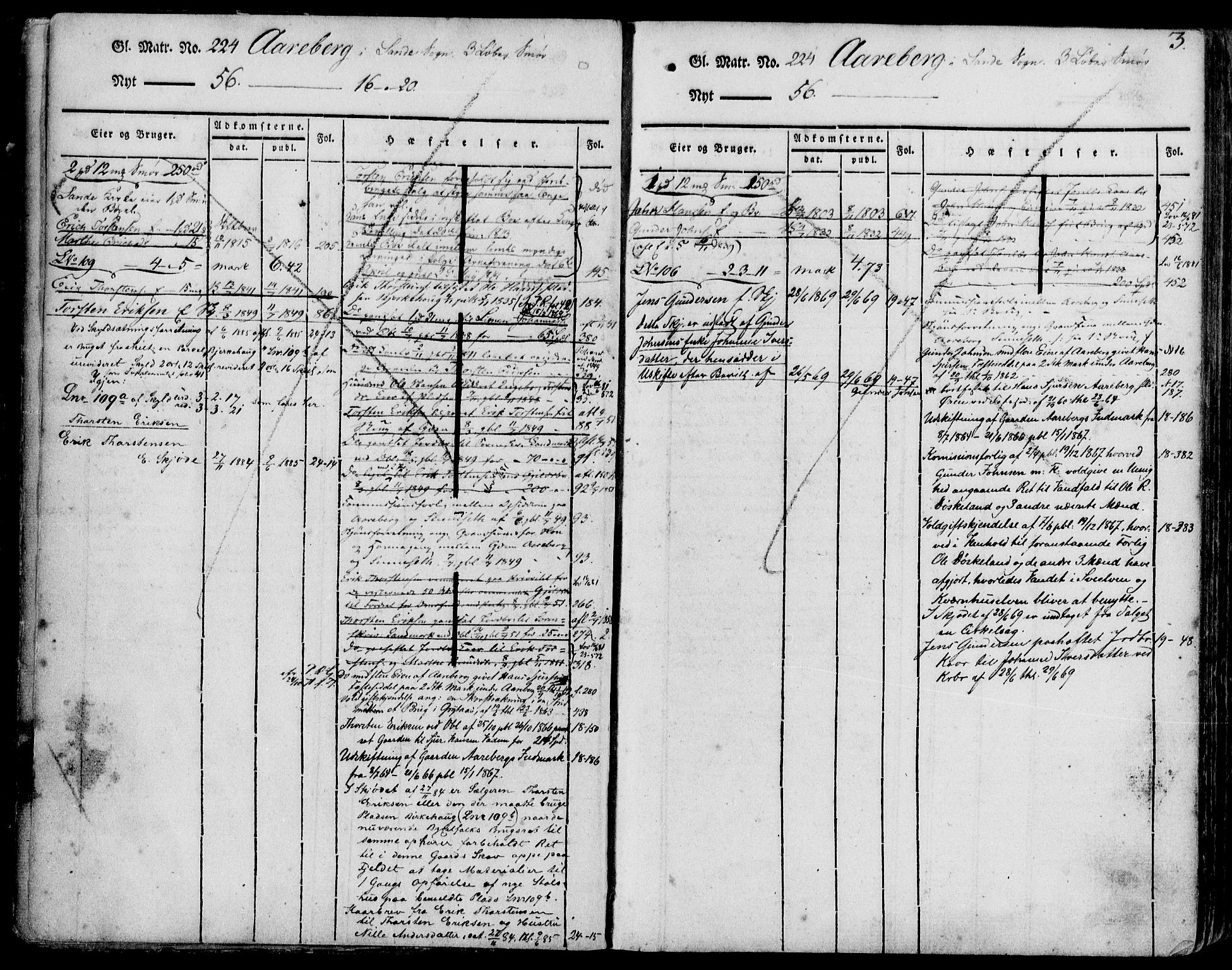 Sunnfjord tingrett, SAB/A-3201/1/G/Ga/Gac/L0003: Mortgage register no. II.A.c.3, 1825-1886, p. 3