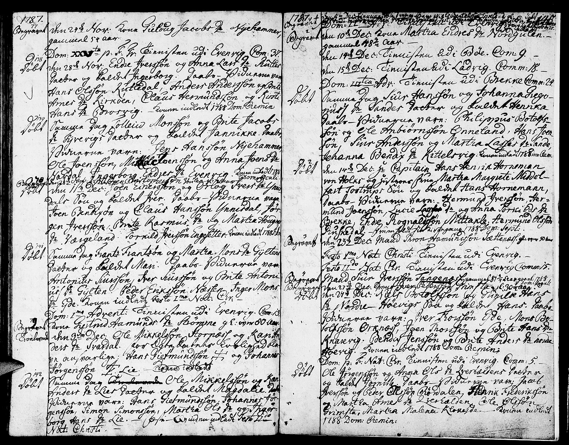 Gulen sokneprestembete, AV/SAB-A-80201/H/Haa/Haaa/L0013: Parish register (official) no. A 13, 1776-1787, p. 140