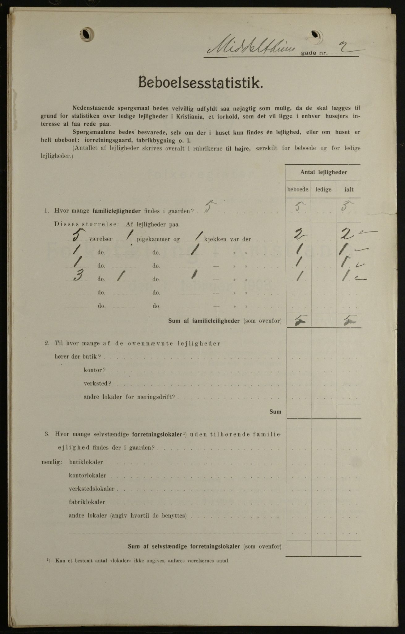 OBA, Municipal Census 1908 for Kristiania, 1908, p. 58559