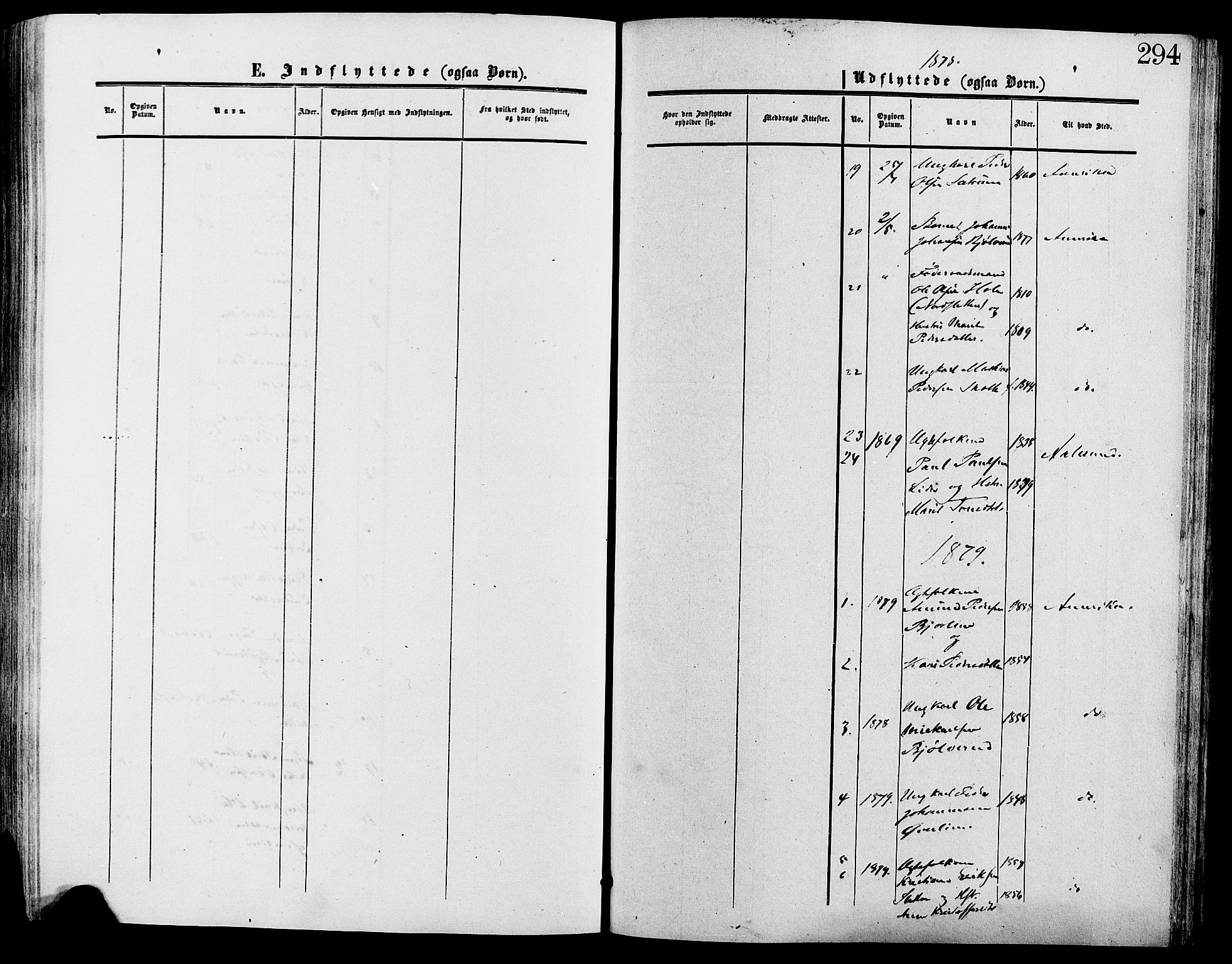 Lesja prestekontor, SAH/PREST-068/H/Ha/Haa/L0009: Parish register (official) no. 9, 1854-1889, p. 294