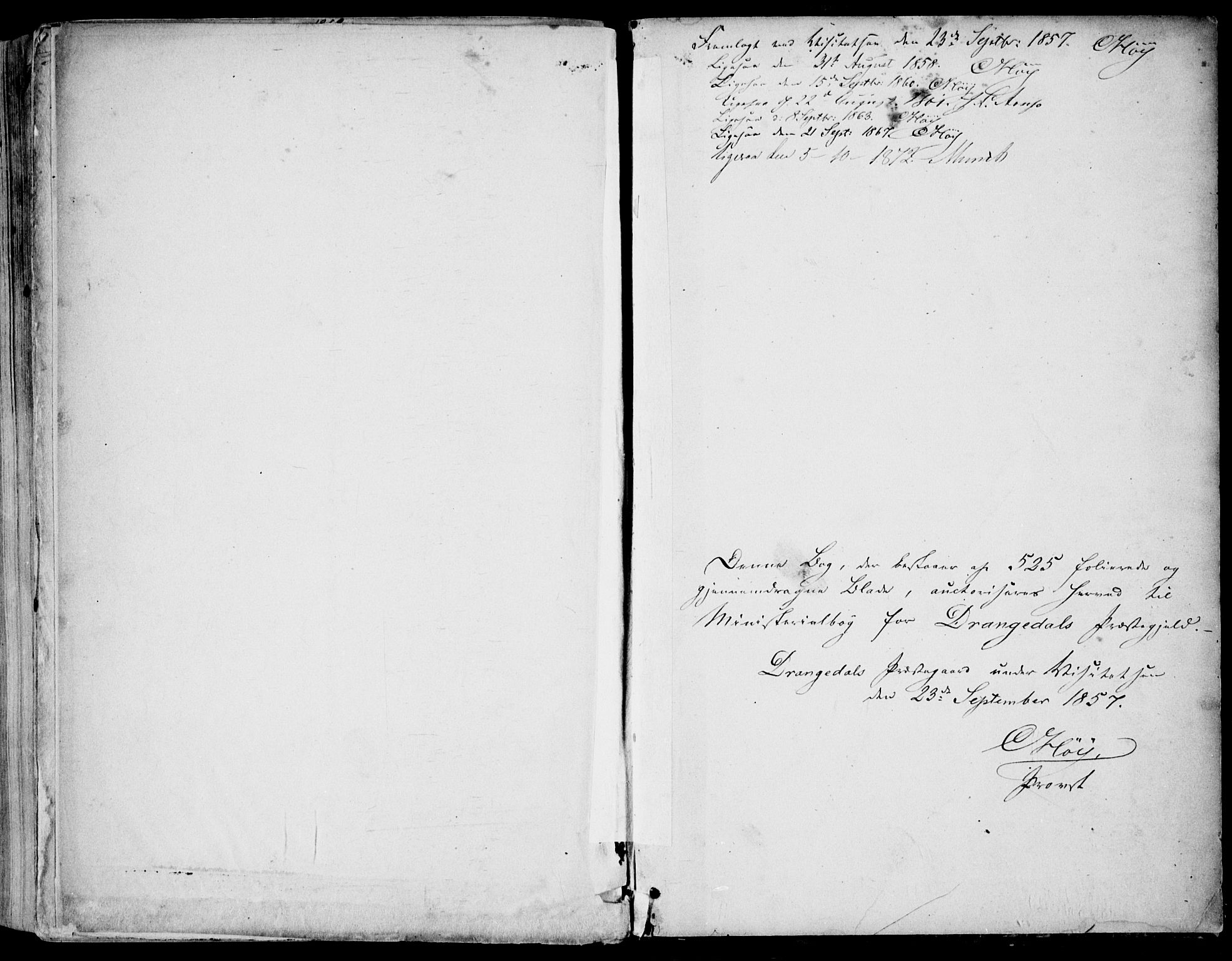 Drangedal kirkebøker, AV/SAKO-A-258/F/Fa/L0008: Parish register (official) no. 8, 1857-1871