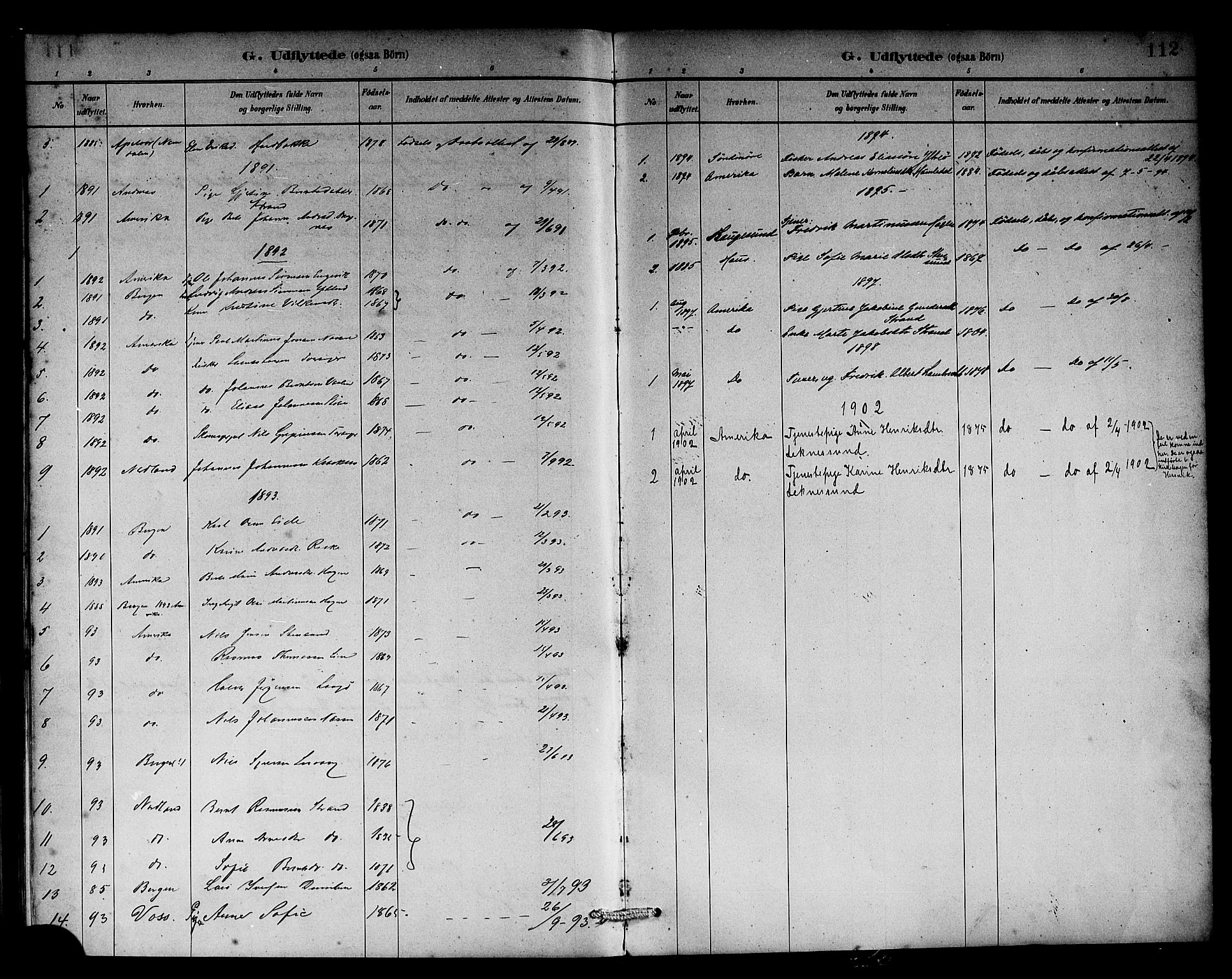 Solund sokneprestembete, SAB/A-81401: Parish register (official) no. A 1, 1881-1902, p. 112