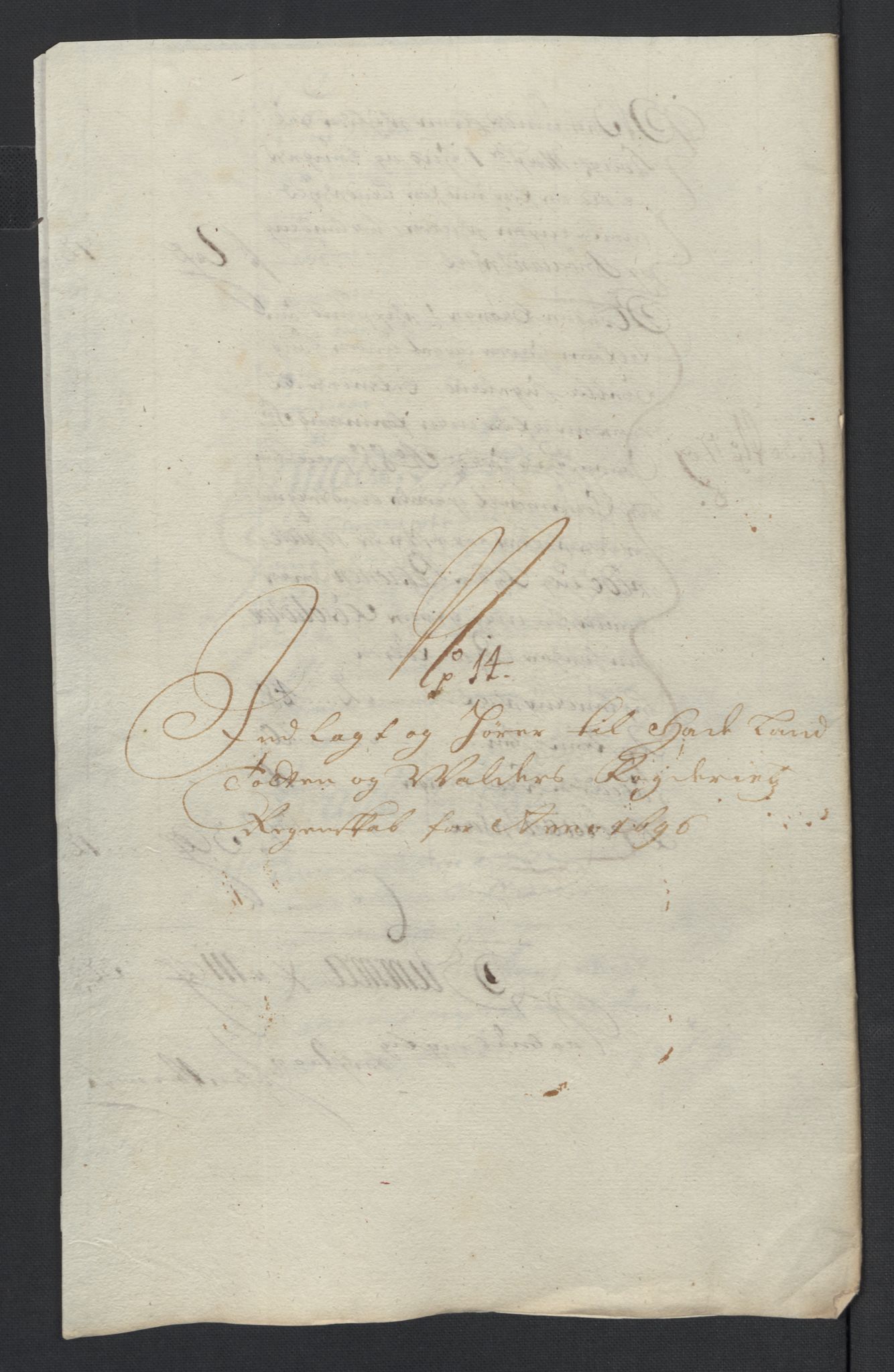 Rentekammeret inntil 1814, Reviderte regnskaper, Fogderegnskap, AV/RA-EA-4092/R18/L1294: Fogderegnskap Hadeland, Toten og Valdres, 1696, p. 173