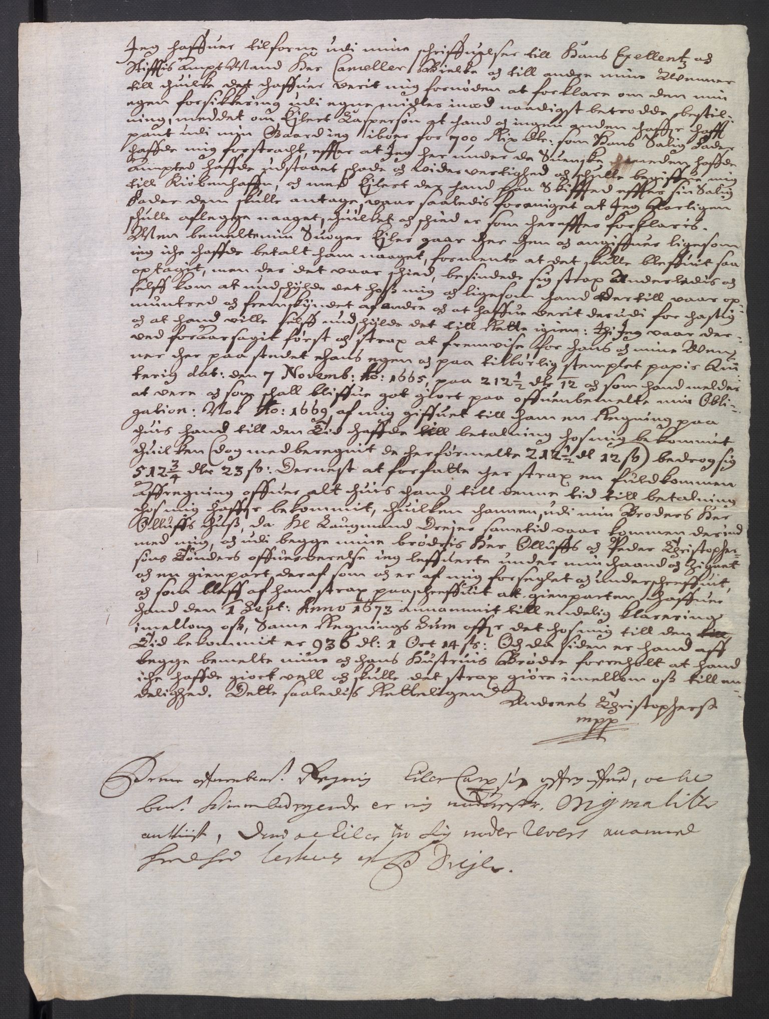 Rentekammeret inntil 1814, Reviderte regnskaper, Kirkeregnskap, AV/RA-EA-4067/Rf/L0121: Kirkeregnskap, 1656-1679, p. 216