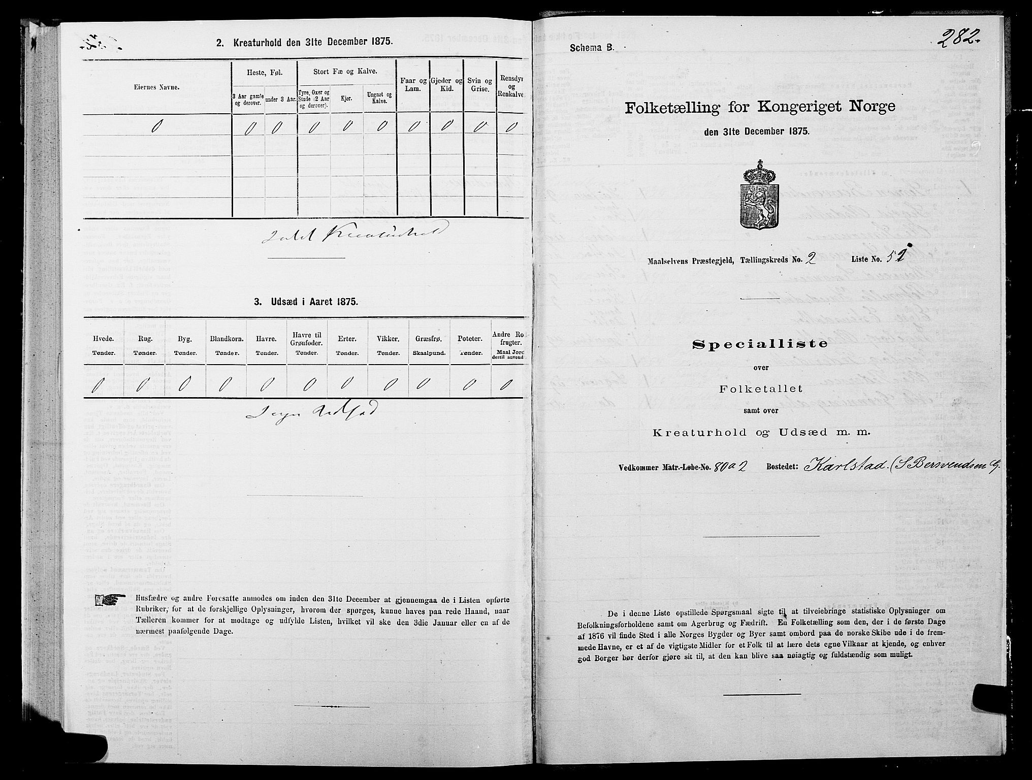 SATØ, 1875 census for 1924P Målselv, 1875, p. 1282