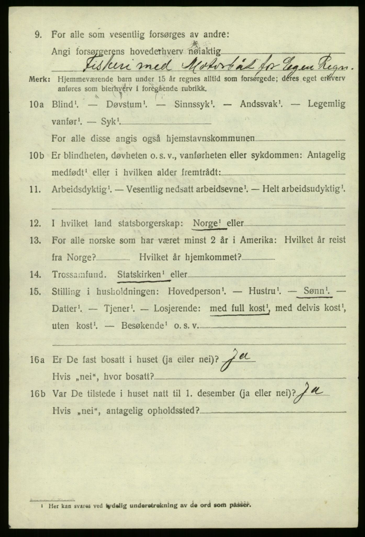 SAB, 1920 census for Sør-Vågsøy, 1920, p. 1507