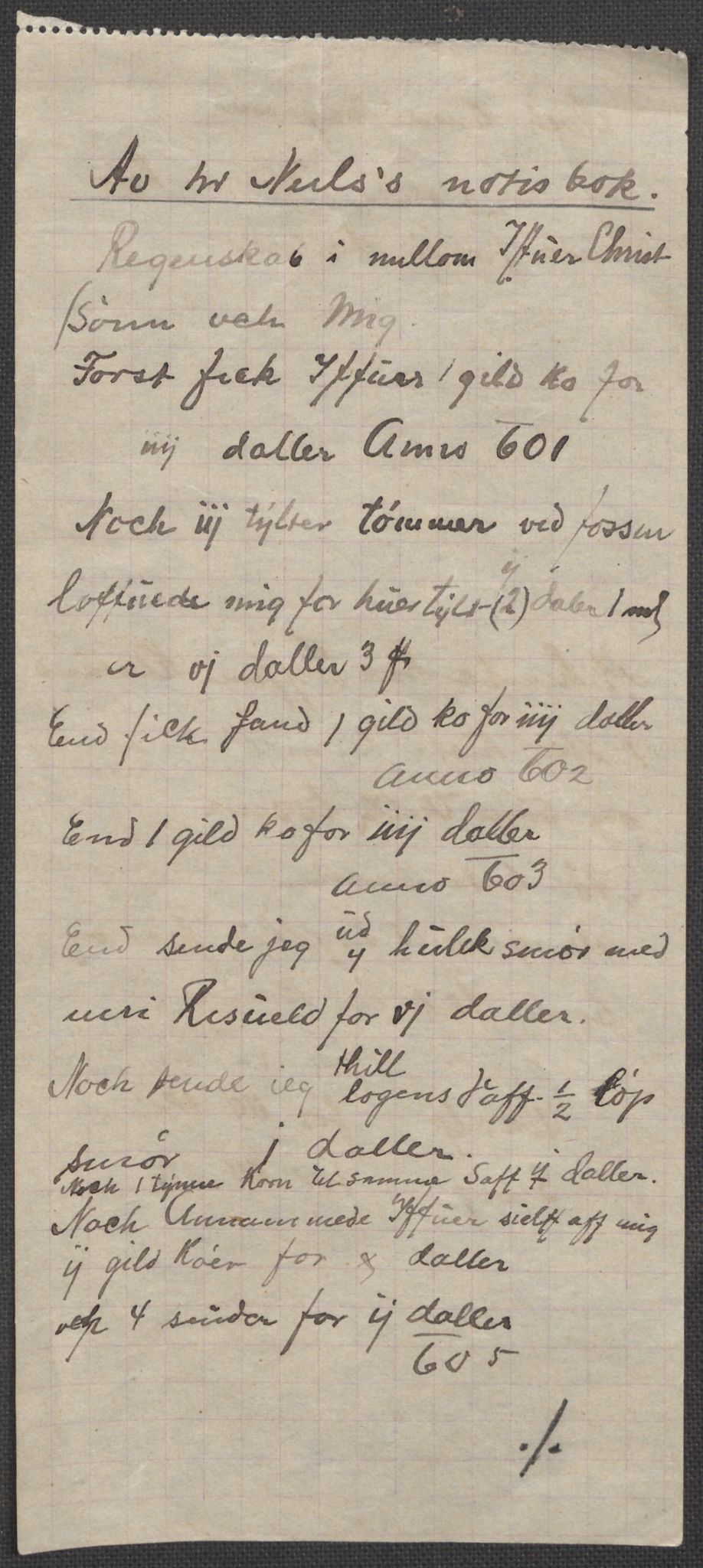 Riksarkivets diplomsamling, AV/RA-EA-5965/F15/L0029: Prestearkiv - Telemark, 1601-1793, p. 11