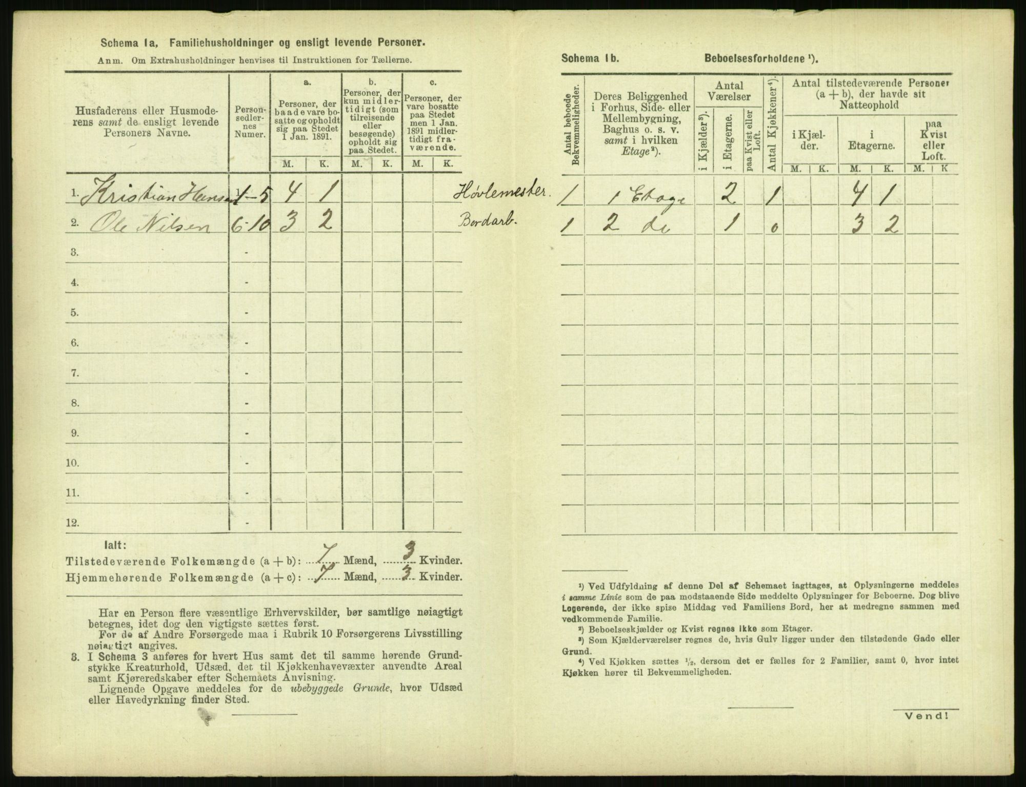 RA, 1891 census for 0806 Skien, 1891, p. 995