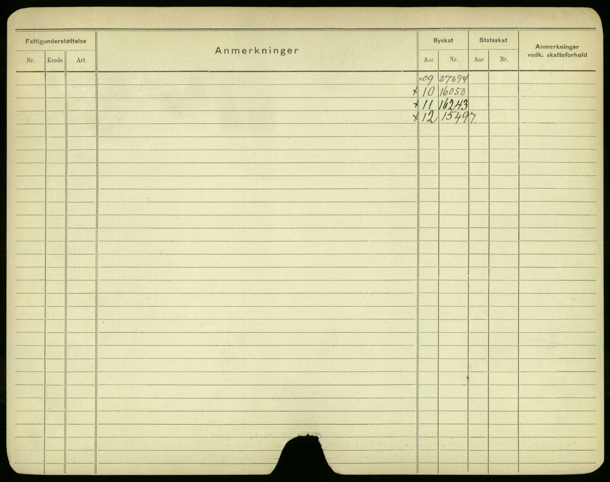 Oslo folkeregister, Registerkort, AV/SAO-A-11715/F/Fa/Fac/L0002: Menn, 1906-1914, p. 253b