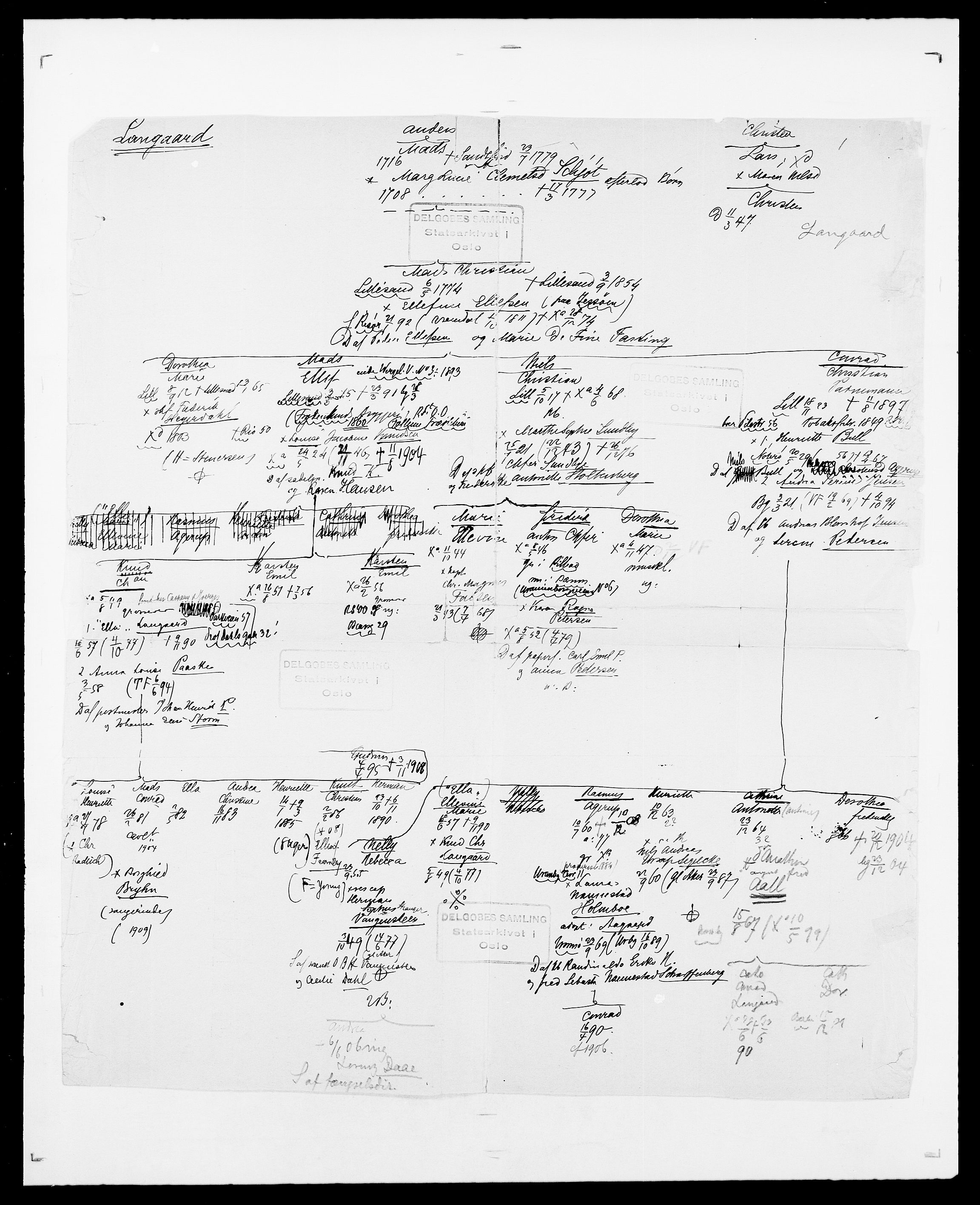 Delgobe, Charles Antoine - samling, AV/SAO-PAO-0038/D/Da/L0022: Krog - Lasteen, p. 551