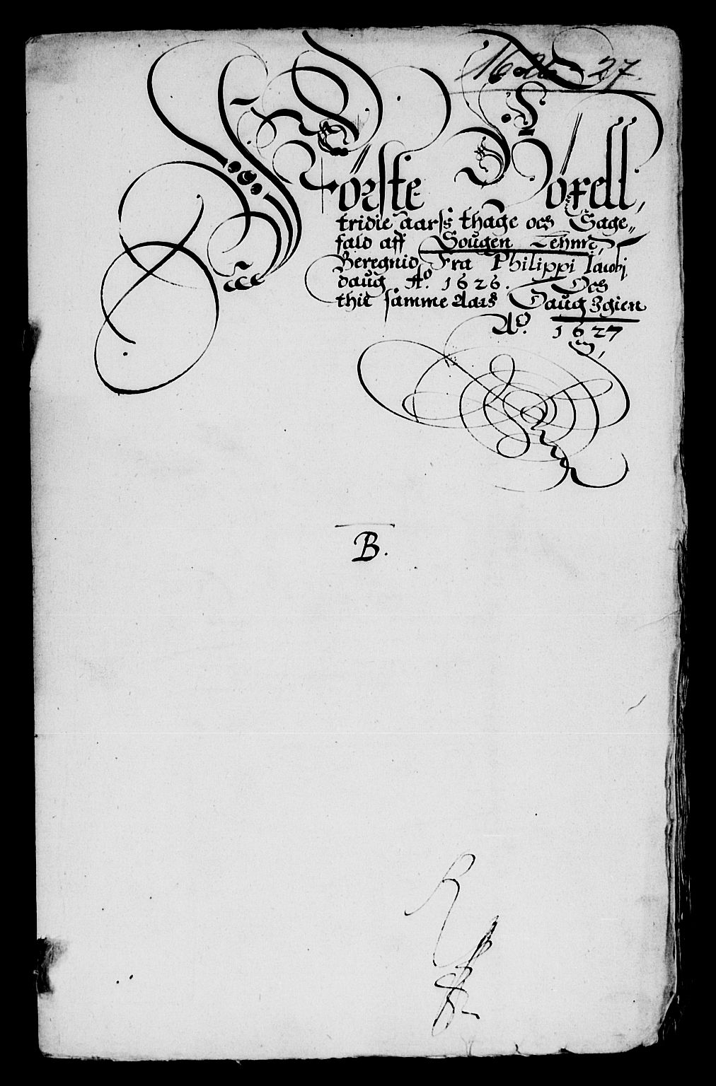 Rentekammeret inntil 1814, Reviderte regnskaper, Lensregnskaper, AV/RA-EA-5023/R/Rb/Rbt/L0040: Bergenhus len, 1625-1627