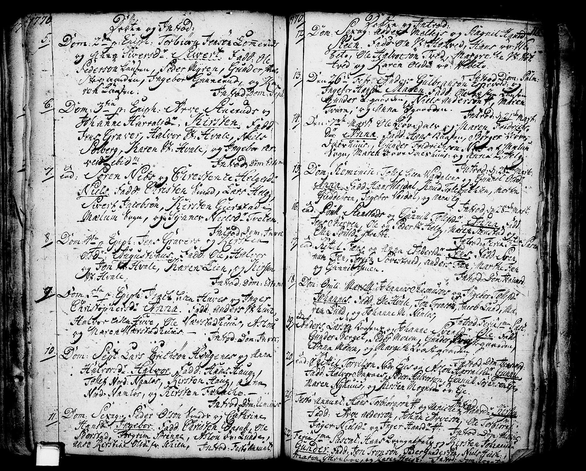 Holla kirkebøker, AV/SAKO-A-272/F/Fa/L0001: Parish register (official) no. 1, 1717-1779, p. 115