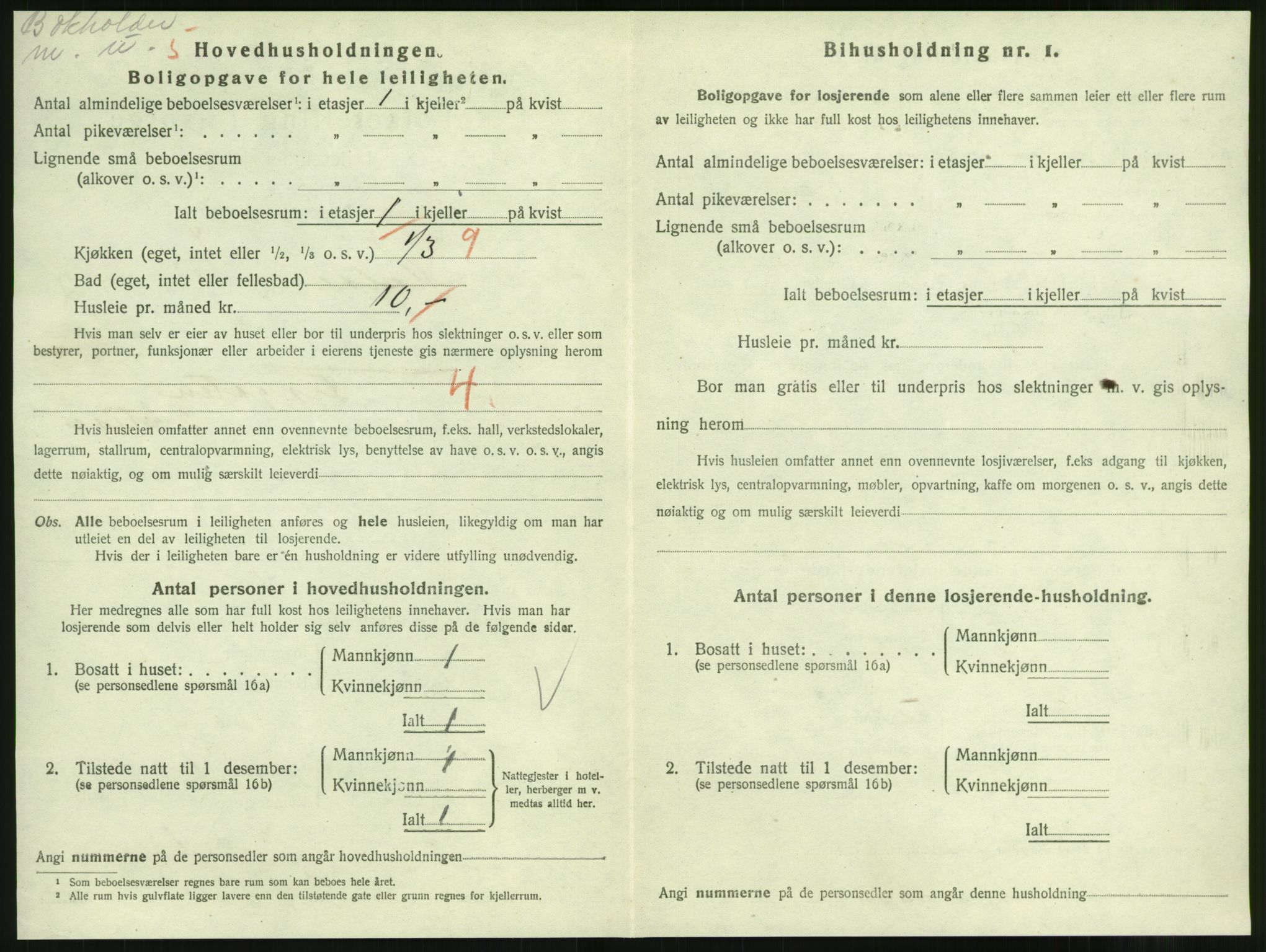 SAT, 1920 census for Molde, 1920, p. 1052