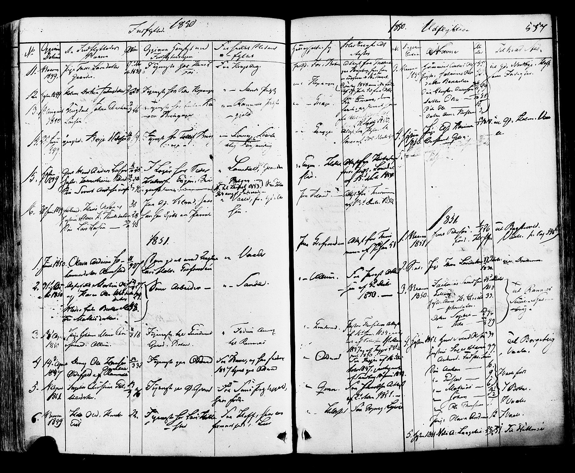 Botne kirkebøker, AV/SAKO-A-340/F/Fa/L0006: Parish register (official) no. I 6, 1836-1877, p. 557