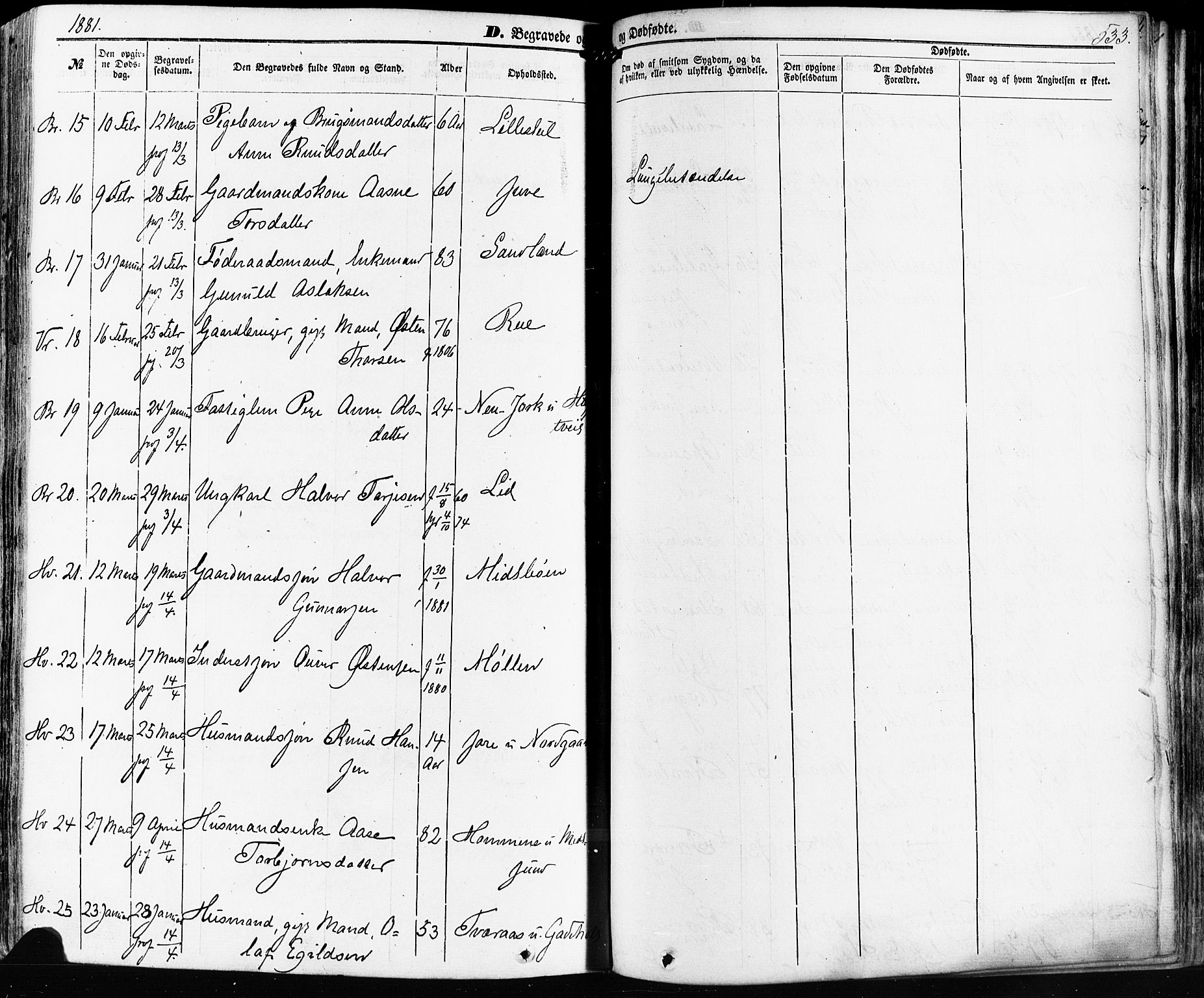 Kviteseid kirkebøker, AV/SAKO-A-276/F/Fa/L0007: Parish register (official) no. I 7, 1859-1881, p. 533