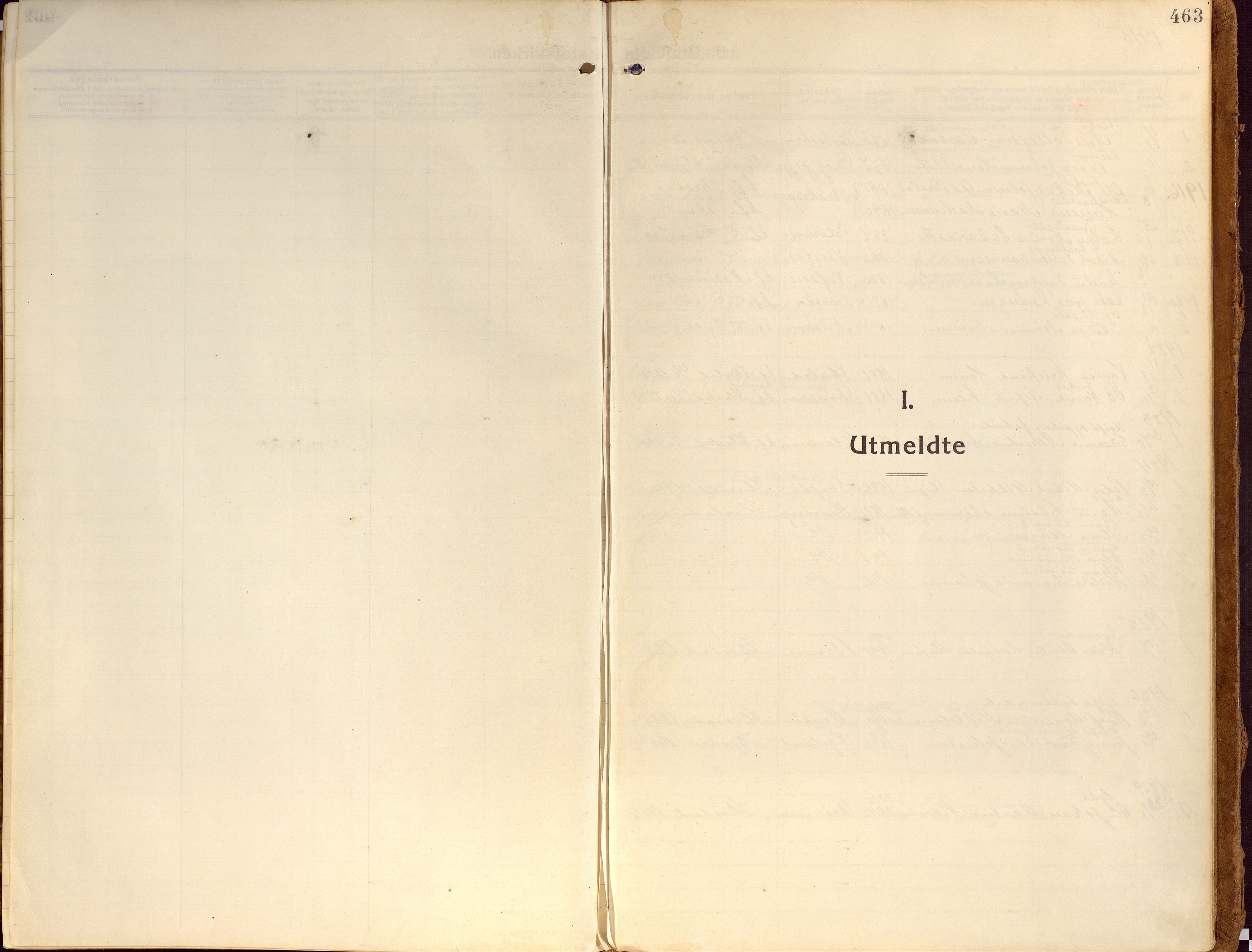 Ibestad sokneprestembete, SATØ/S-0077/H/Ha/Haa/L0018kirke: Parish register (official) no. 18, 1915-1929, p. 463