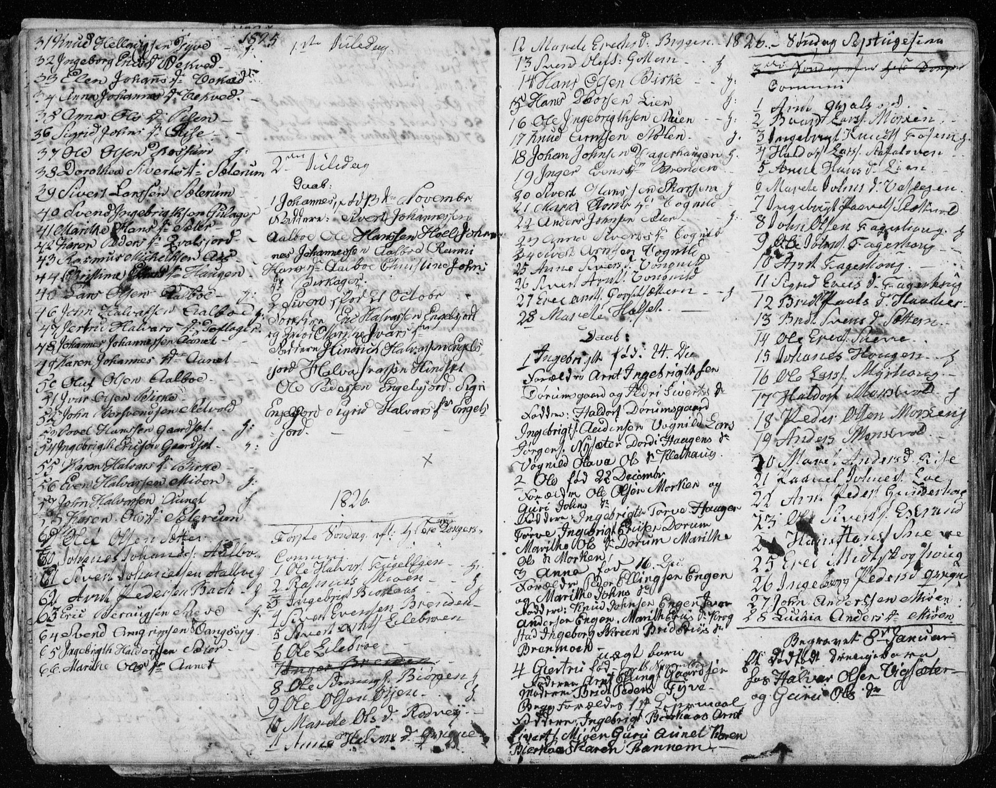 Ministerialprotokoller, klokkerbøker og fødselsregistre - Sør-Trøndelag, AV/SAT-A-1456/678/L0913: Parish register (copy) no. 678C02, 1825-1833