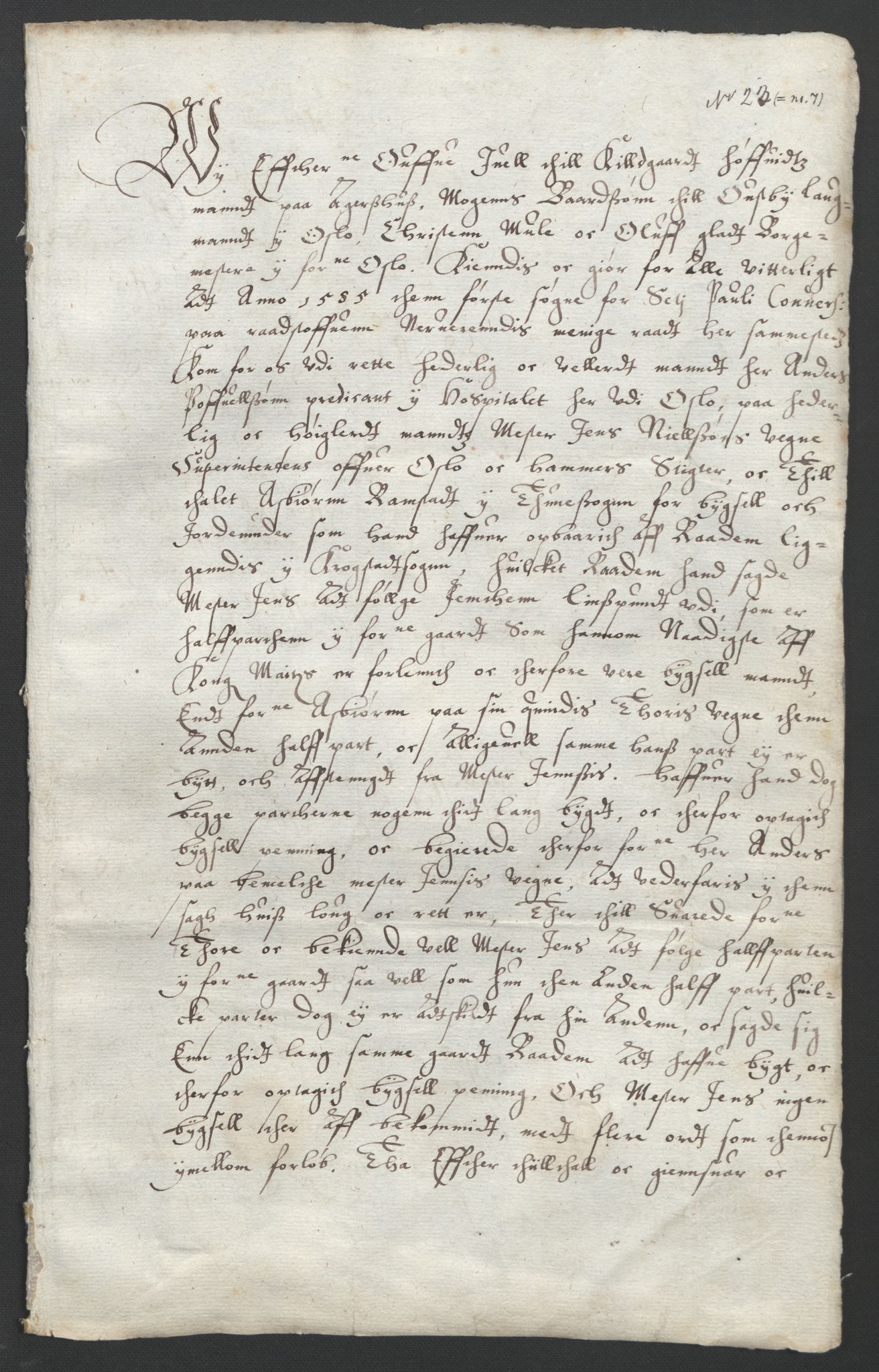 Oslo stiftsdireksjon, AV/SAO-A-11085/G/Gb/L0001: Bispestolens dokumenter, 1584-1612, p. 95
