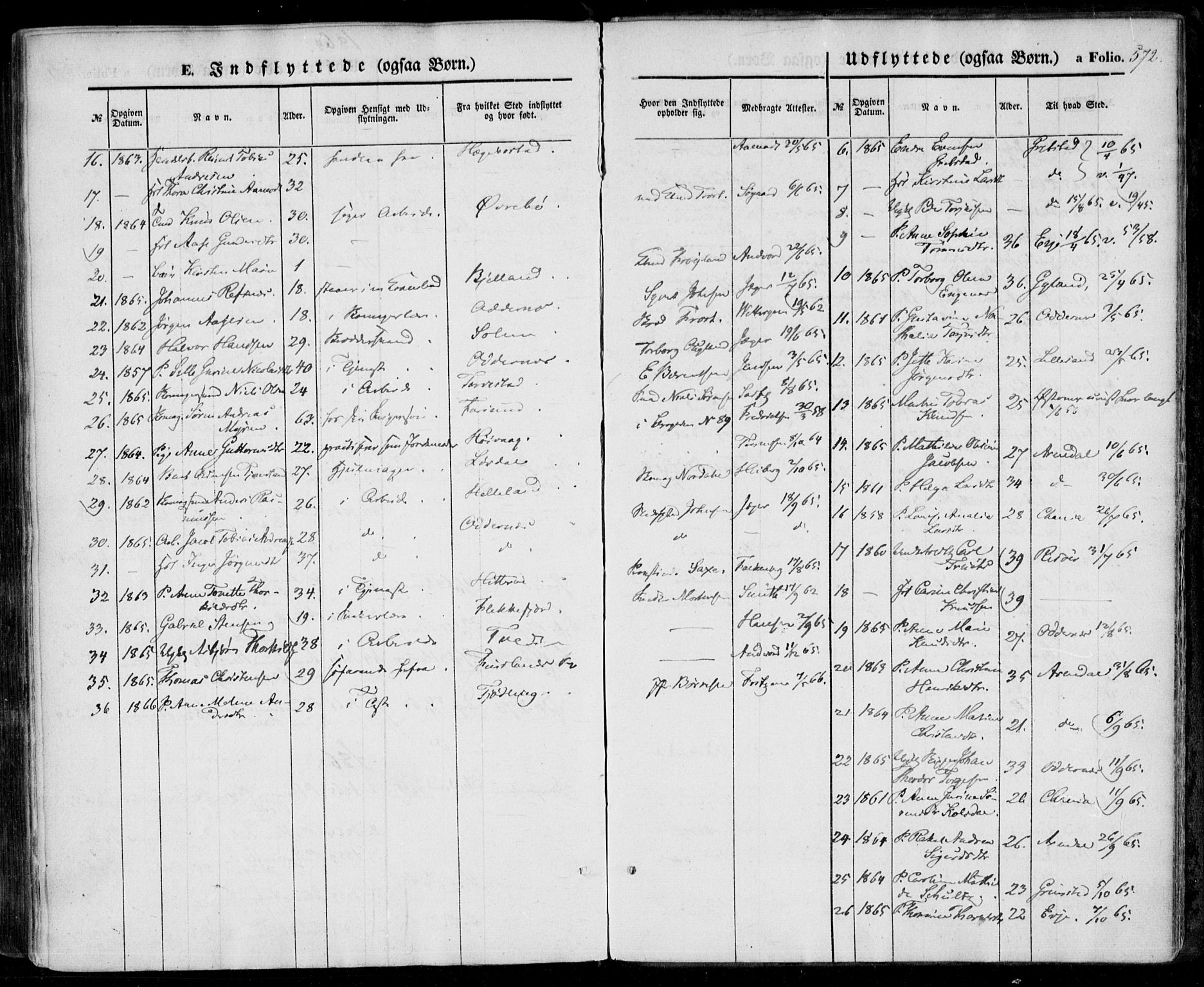 Kristiansand domprosti, SAK/1112-0006/F/Fa/L0014: Parish register (official) no. A 14, 1852-1867, p. 572