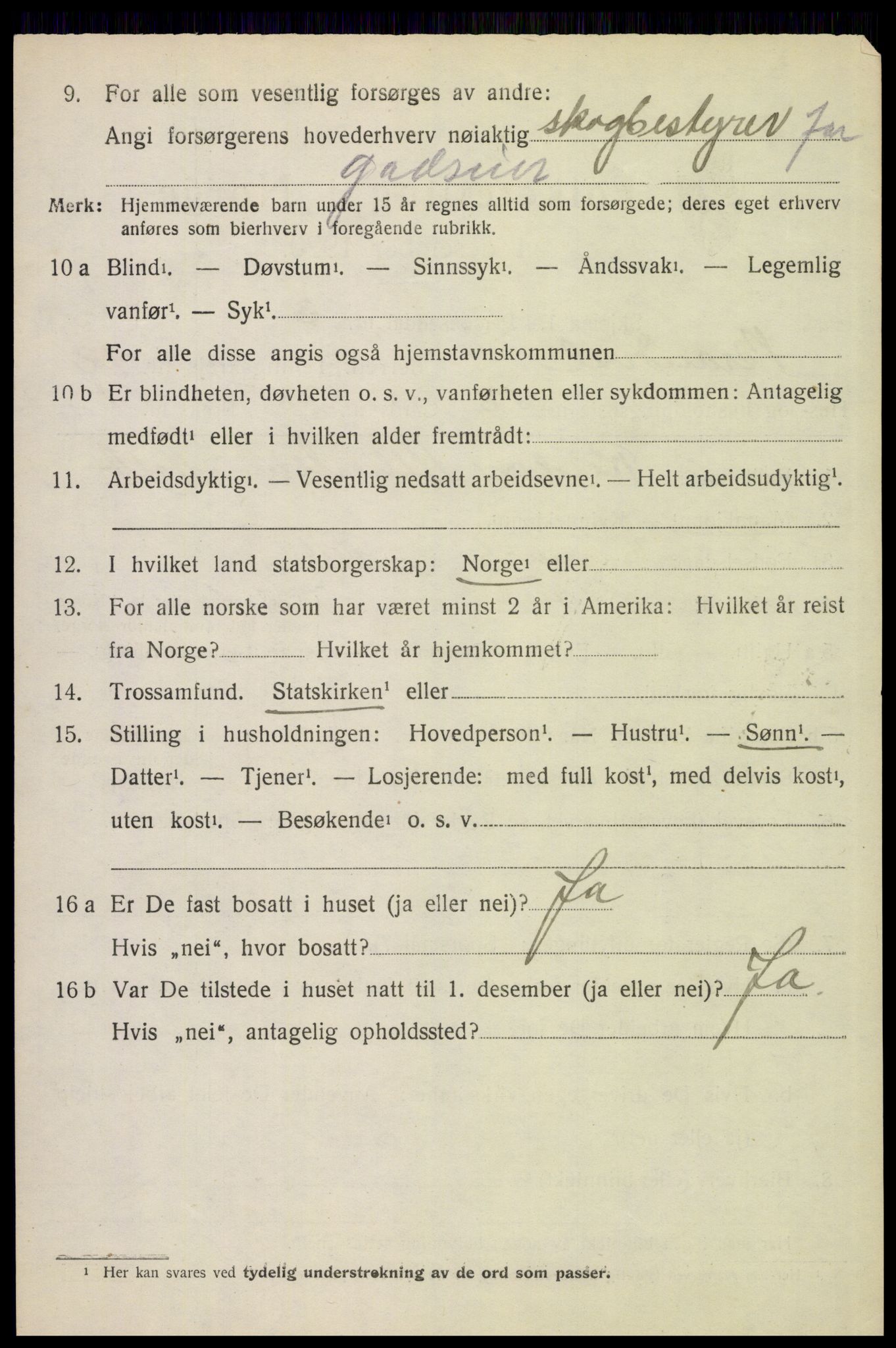 SAH, 1920 census for Brandval, 1920, p. 9135