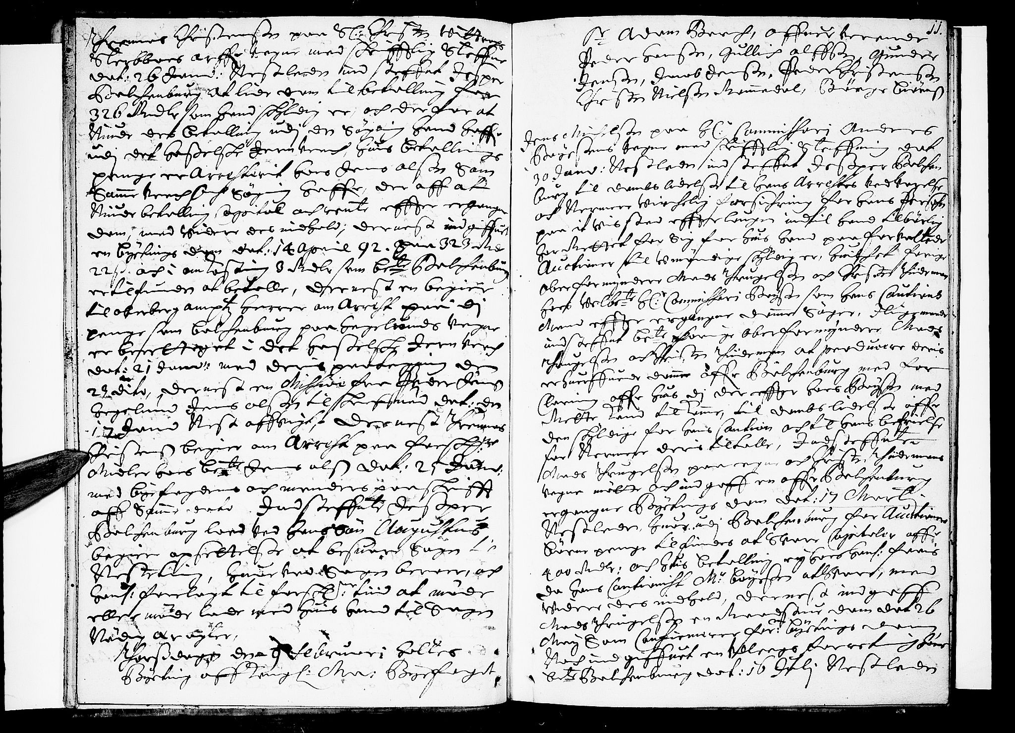 Christiania byfogd, AV/SAO-A-11543/F/Fb/L0022: Tingbok, 1693, p. 10b-11a