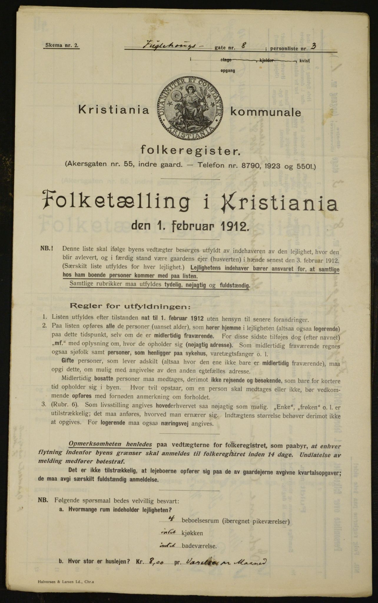 OBA, Municipal Census 1912 for Kristiania, 1912, p. 28229