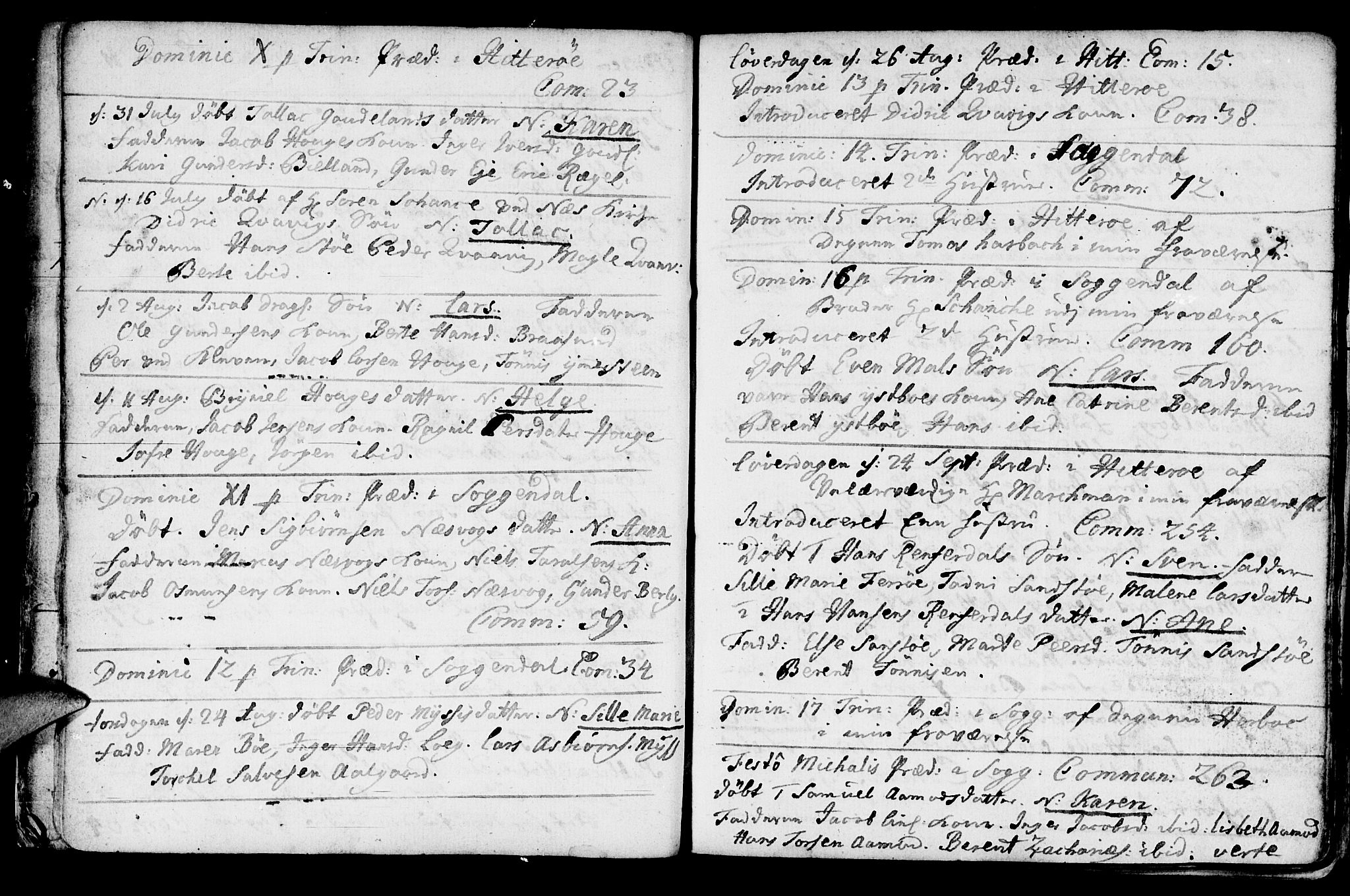 Sokndal sokneprestkontor, AV/SAST-A-101808: Parish register (official) no. A 3, 1740-1806