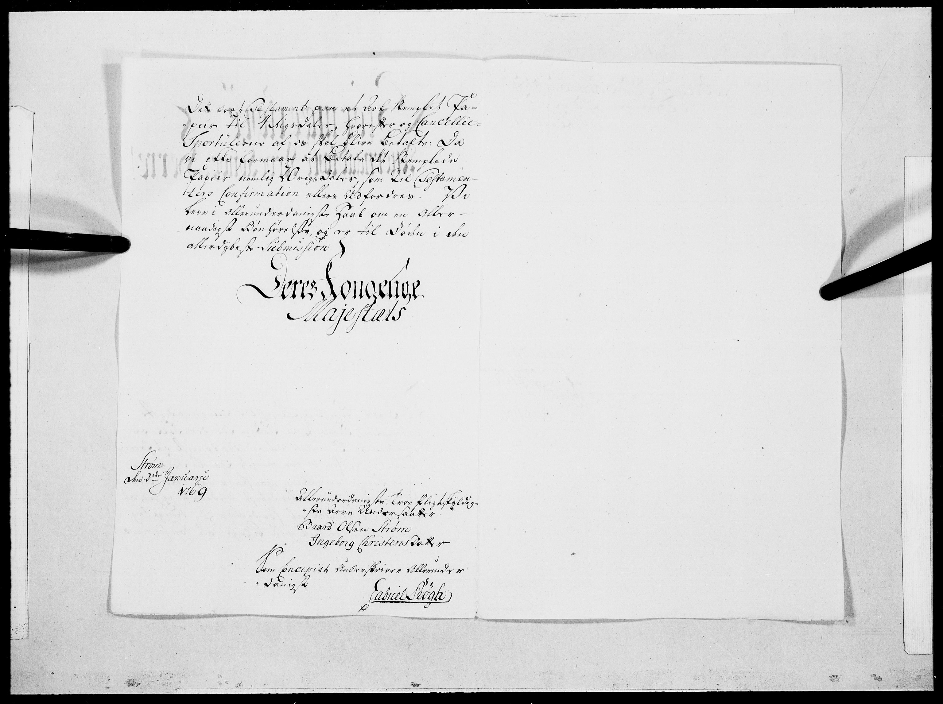 Danske Kanselli 1572-1799, AV/RA-EA-3023/F/Fc/Fcc/Fcca/L0199: Norske innlegg 1572-1799, 1769, p. 541