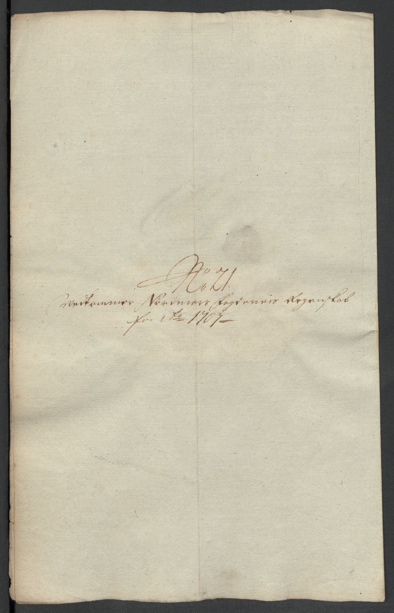 Rentekammeret inntil 1814, Reviderte regnskaper, Fogderegnskap, AV/RA-EA-4092/R56/L3742: Fogderegnskap Nordmøre, 1706-1707, p. 315