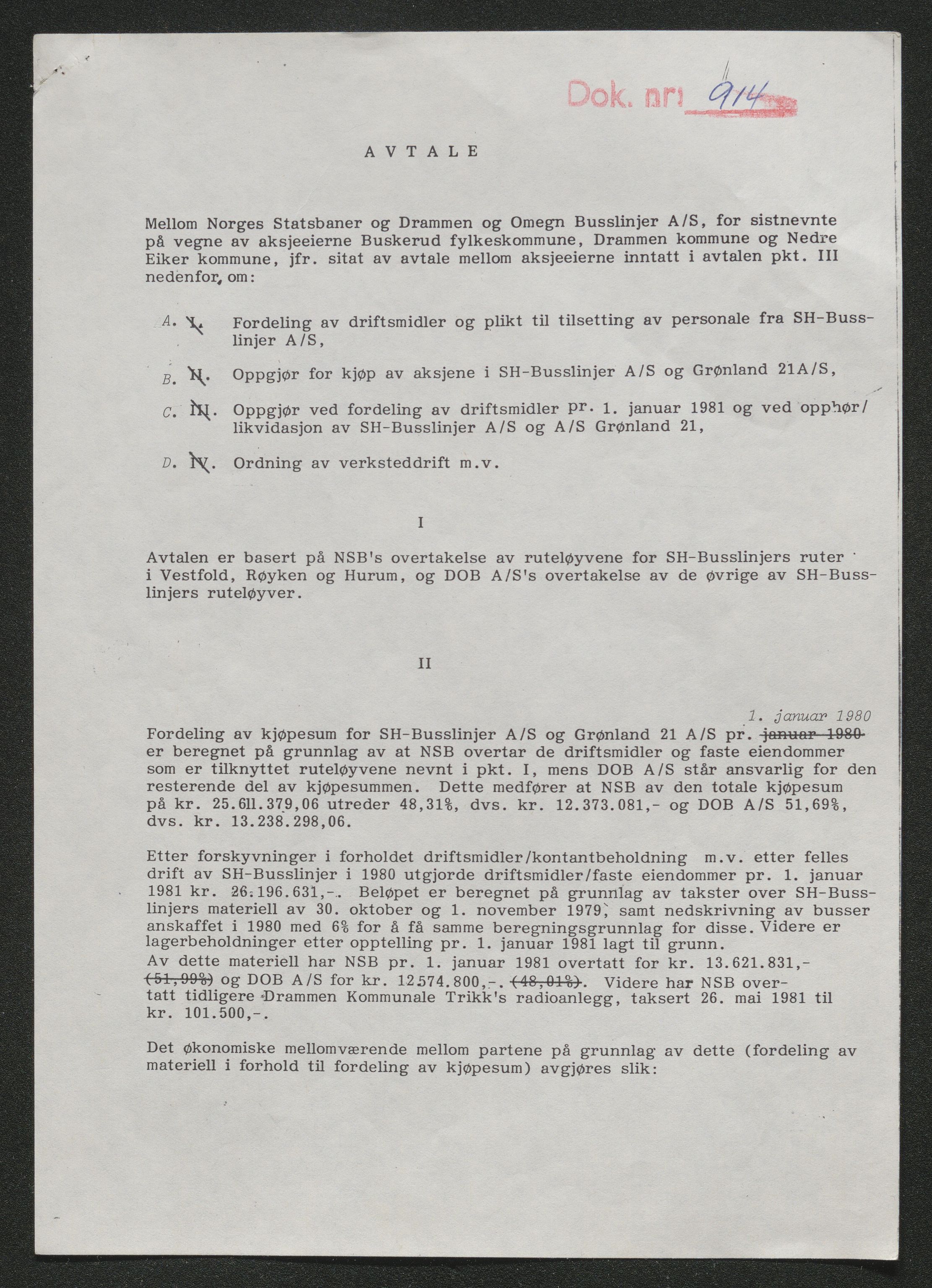 Norges Statsbaner Drammen distrikt (NSB), SAKO/A-30/F/Fe/Fee/L0013: Diverse overenskomster og kontrakter, 1863-1995, p. 304