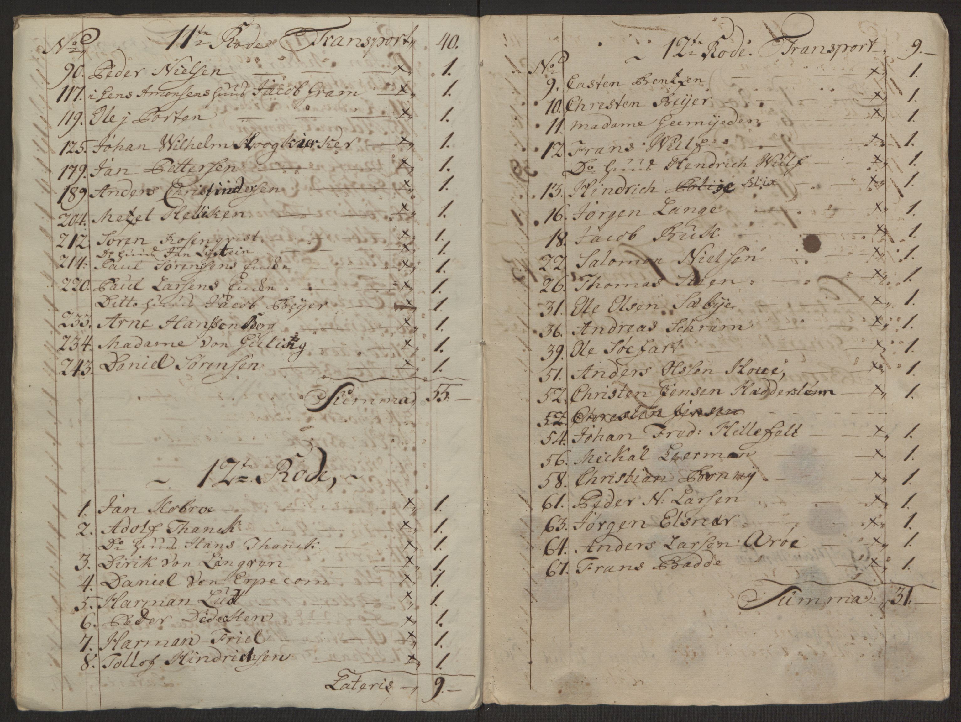 Rentekammeret inntil 1814, Reviderte regnskaper, Byregnskaper, AV/RA-EA-4066/R/Rp/L0365/0001: [P20] Kontribusjonsregnskap / Ekstraskatt, 1762, p. 215