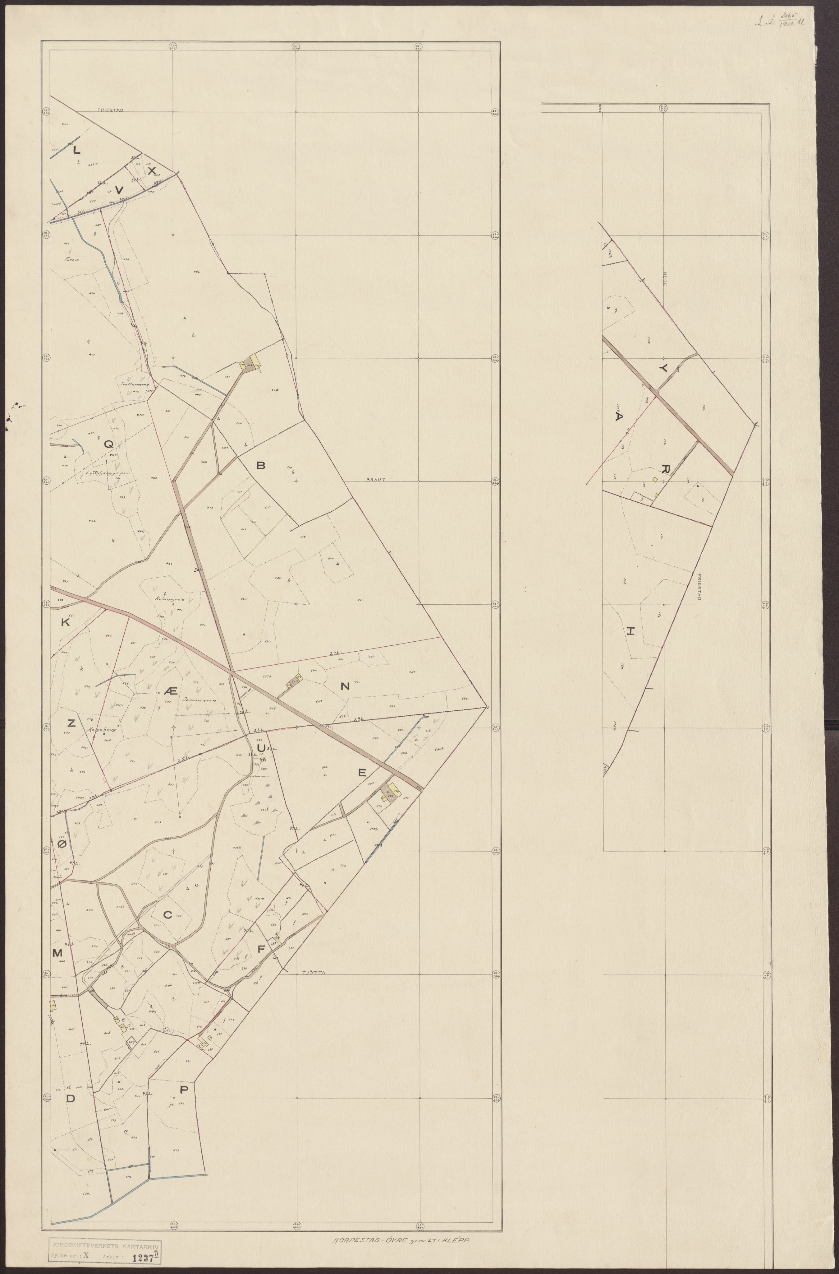 Jordskifteverkets kartarkiv, AV/RA-S-3929/T, 1859-1988, p. 1526