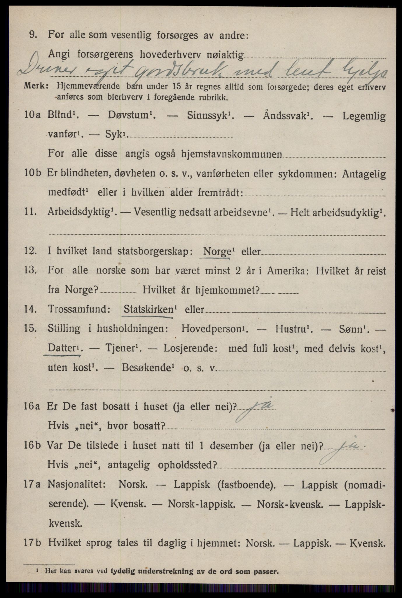 SAT, 1920 census for Singsås, 1920, p. 3028