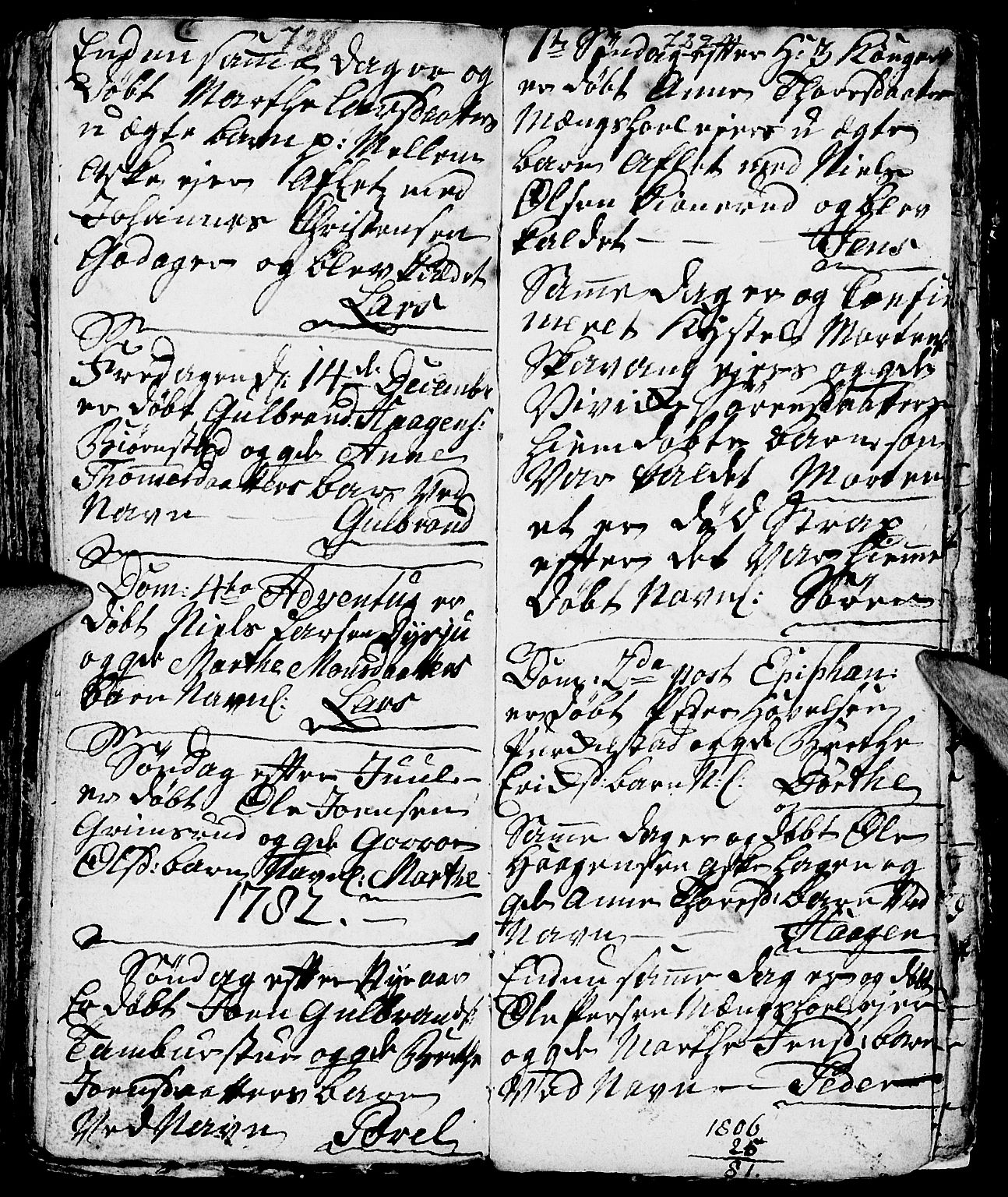 Nes prestekontor, Hedmark, AV/SAH-PREST-020/L/La/L0001: Parish register (copy) no. 1, 1663-1784, p. 728-729