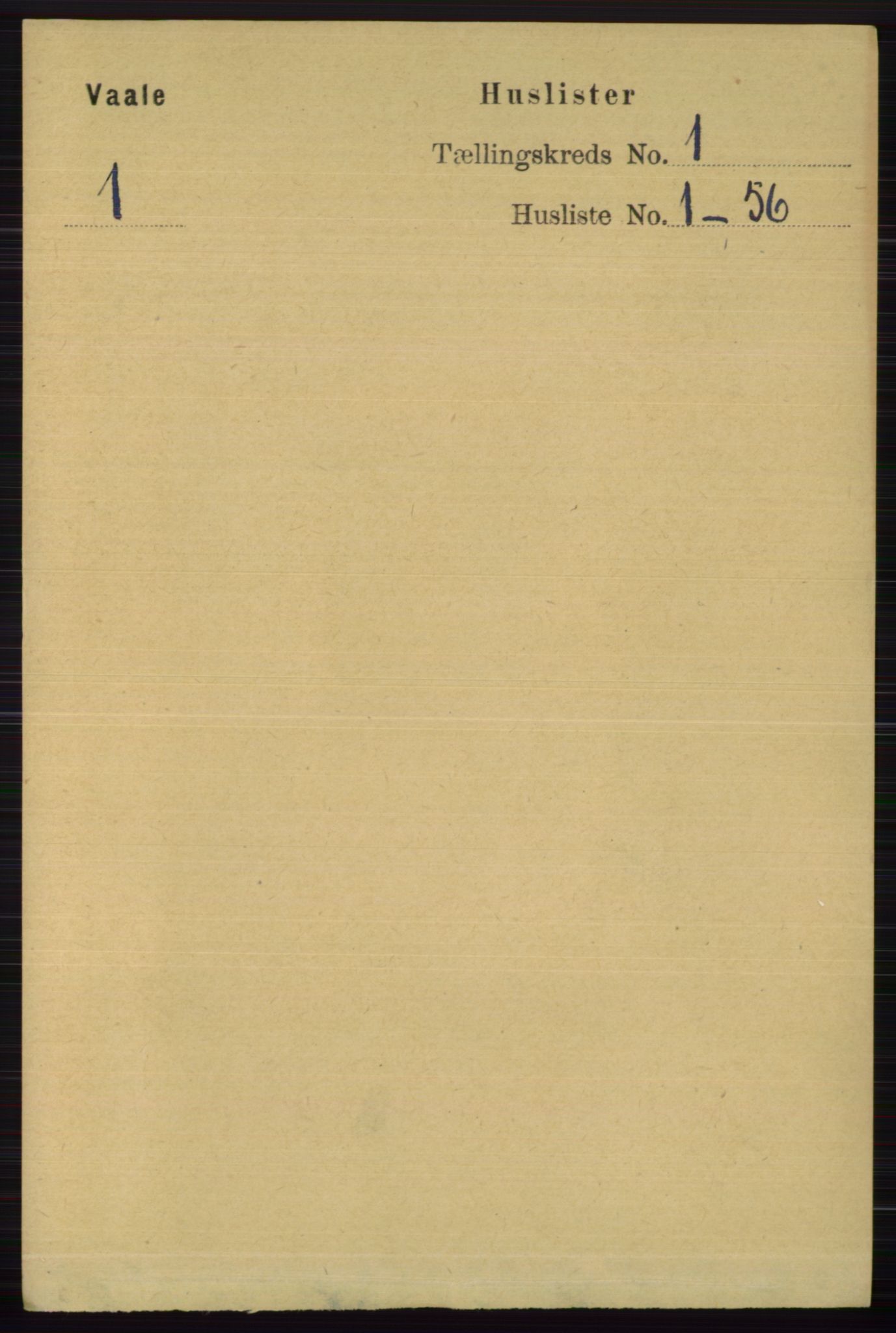 RA, 1891 census for 0716 Våle, 1891, p. 23