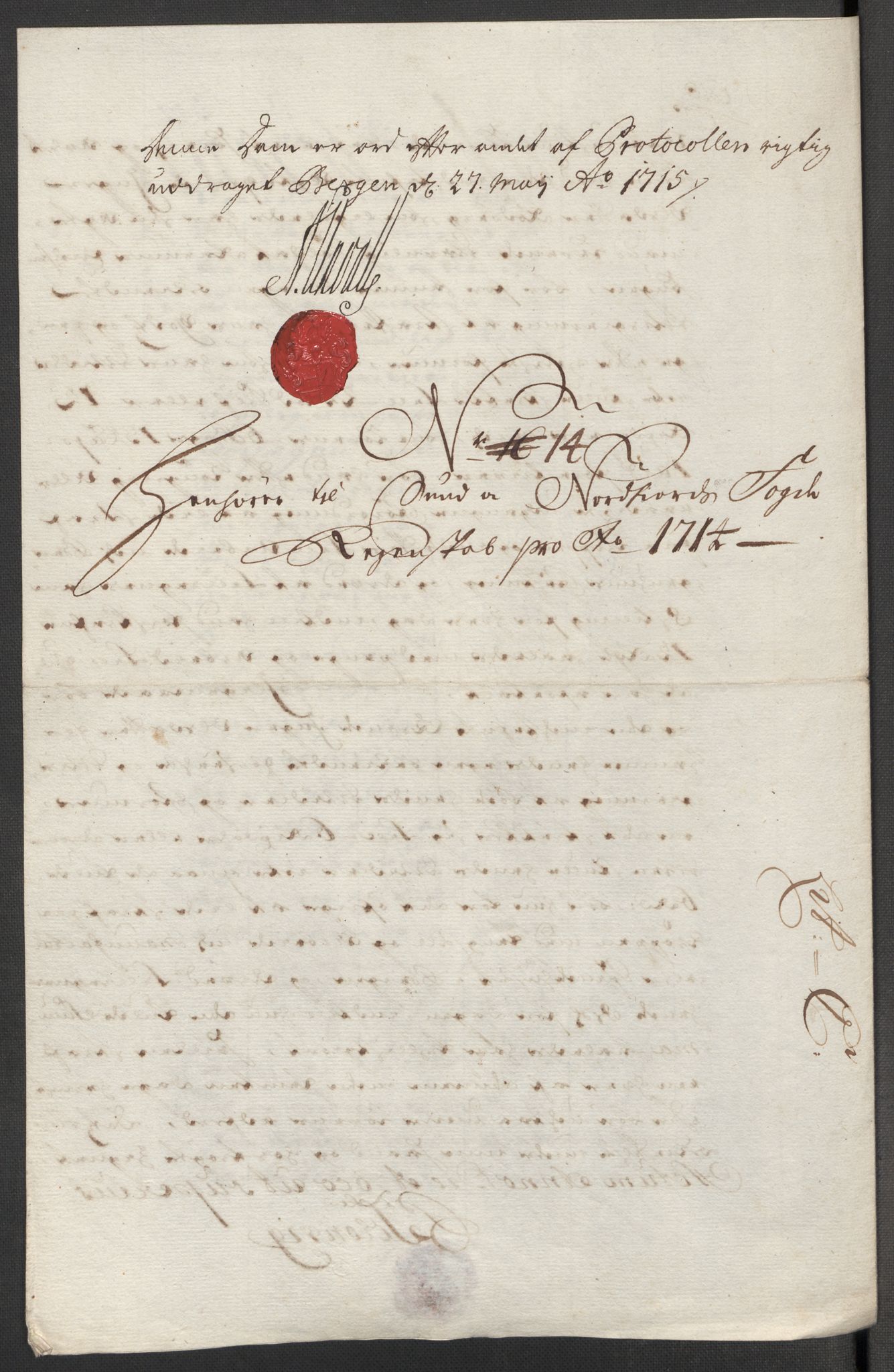 Rentekammeret inntil 1814, Reviderte regnskaper, Fogderegnskap, AV/RA-EA-4092/R53/L3438: Fogderegnskap Sunn- og Nordfjord, 1714, p. 267