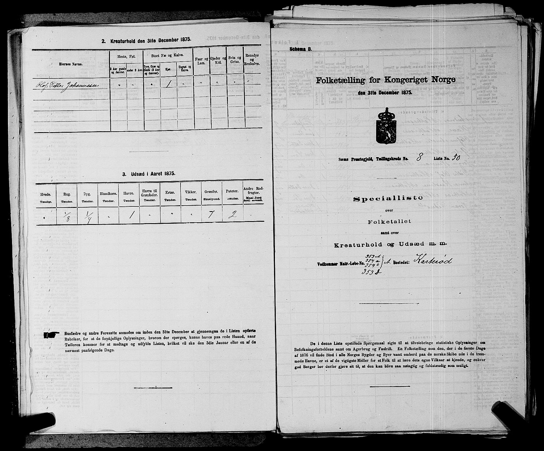 SAKO, 1875 census for 0721P Sem, 1875, p. 1368
