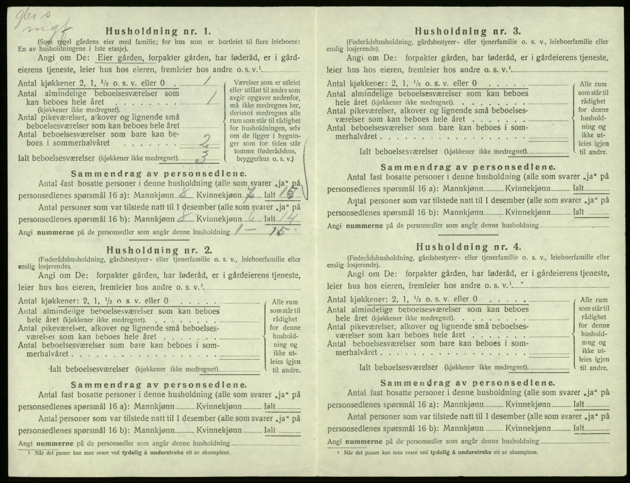 SAB, 1920 census for Hålandsdal, 1920, p. 54