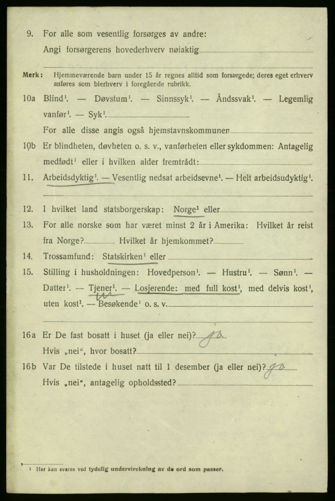 SAO, 1920 census for Fredrikshald, 1920, p. 11358