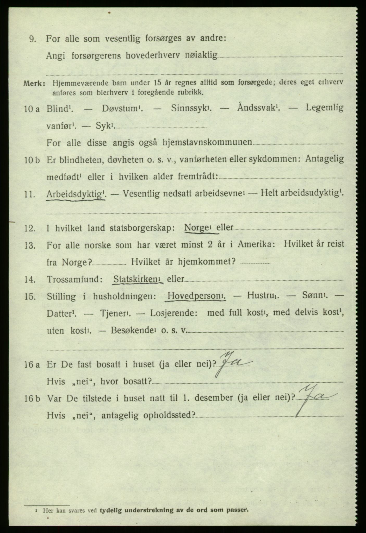 SAB, 1920 census for Fana, 1920, p. 24806